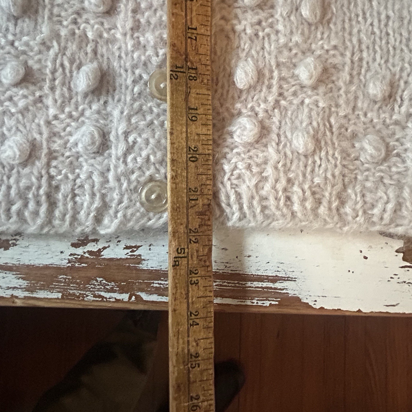Vintage 1950’s 1960’s Handmade Mohair Wool Nylon Sweater Made In Italy