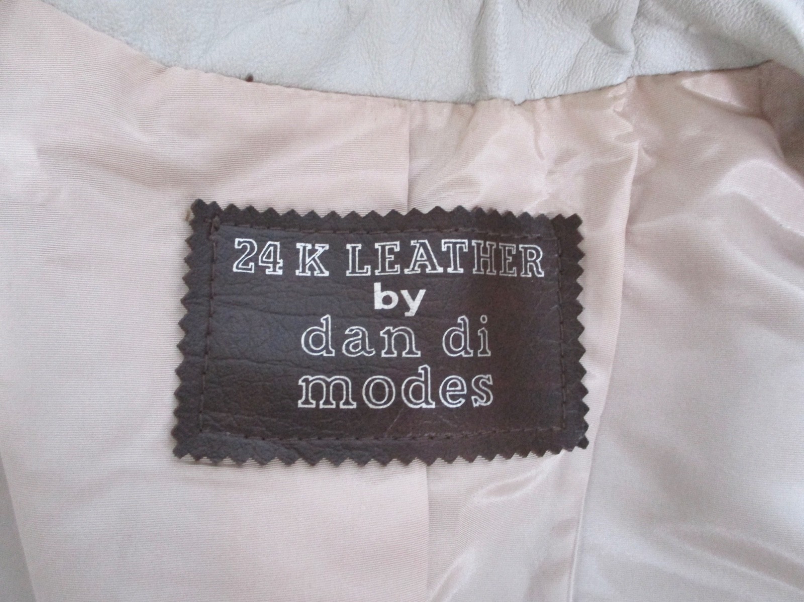 Vtg 60s gray leather trench coat brown lattice trim square buttons pockets 10