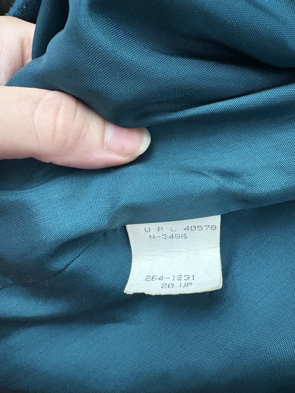 Vintage 60’s Wellington Plus Size Teal Coat Women’s Union Made