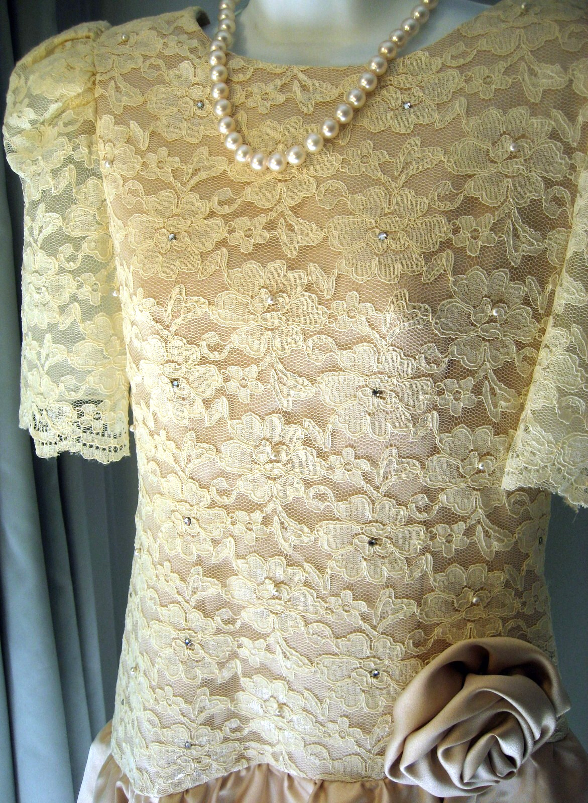 Vintage Barbara Chodos Michael Marcella Ltd Sz 6 Wedding, Mother of B/G EC