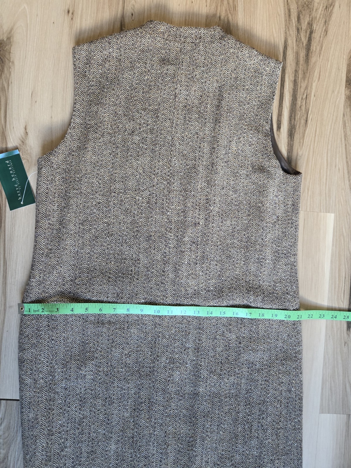 Harve Benard byBenard Holtzman/jumperDres/vintage/women/size12/wool/brown/pocket