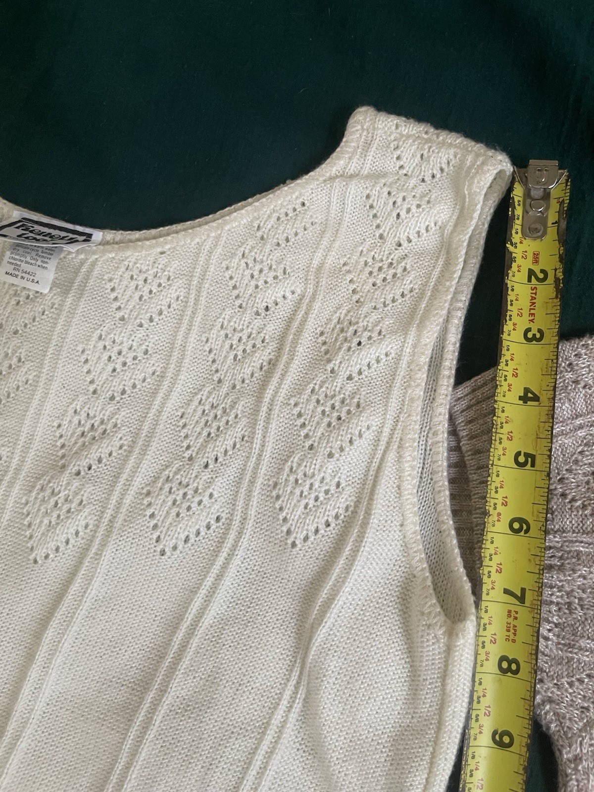 Lot Of 2 VTG Kenneth Too! Knit Tops Sweaters Sz Small Pls. See Photos & Read