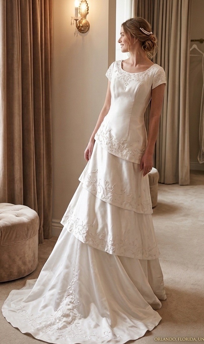 Vintage Eternity by Millennial Sun Wedding Gown – Style 8301 – Size 6