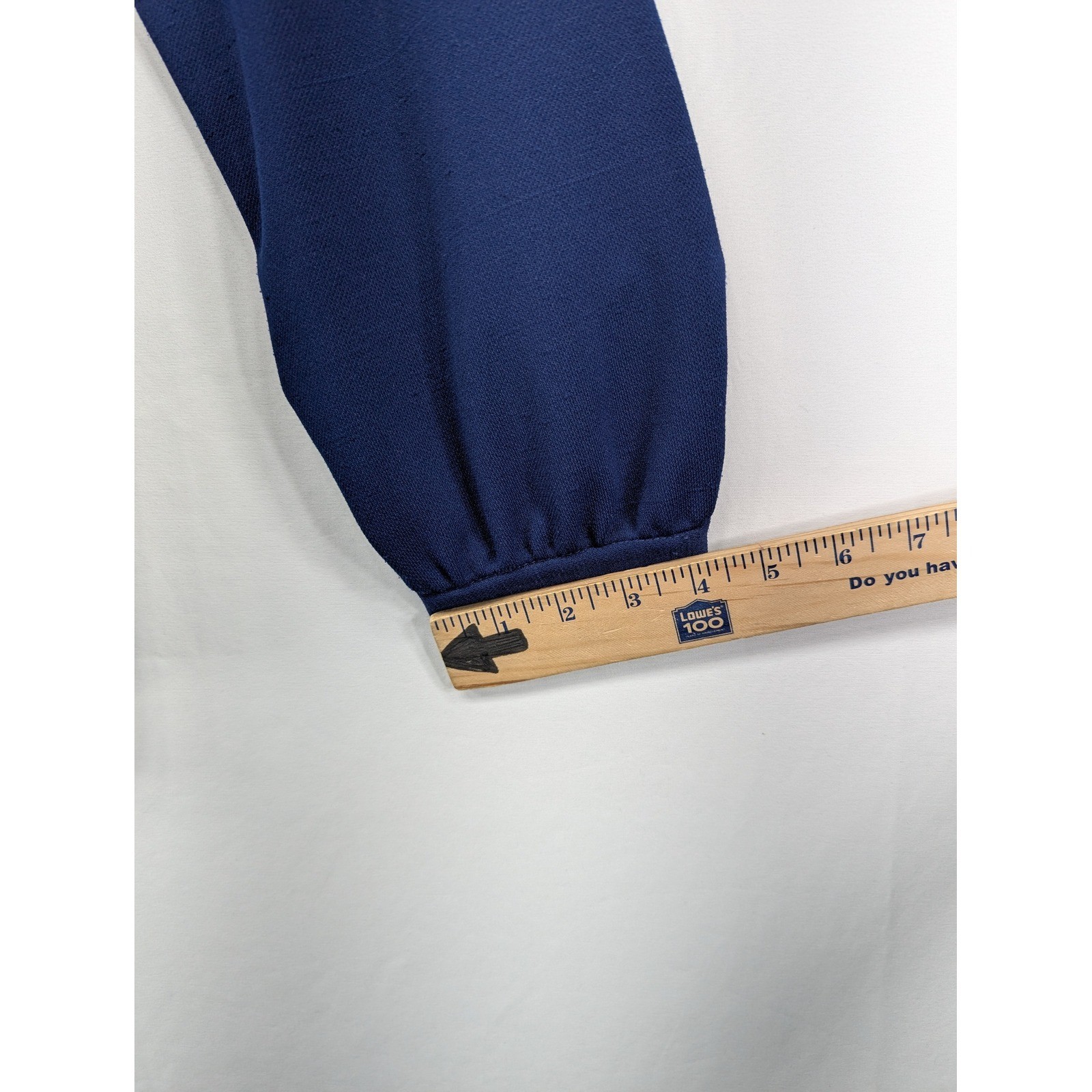Vintage Rhodes California Navy Blue Gold Crest Button Jacket Mandarin Collar 9