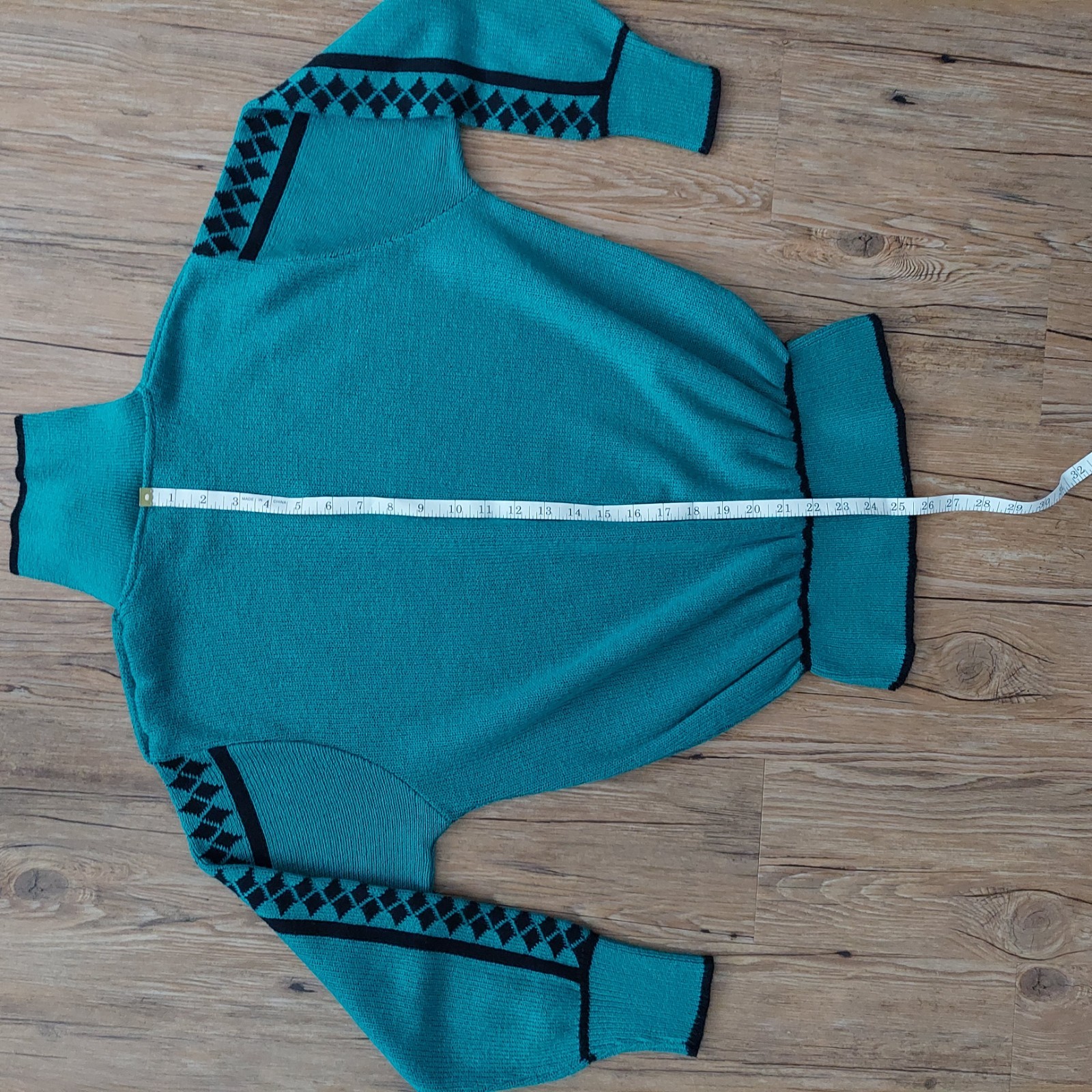 Vintage 1980s Vivanti ILGWU Union made Envelope Neck Sweater, 13