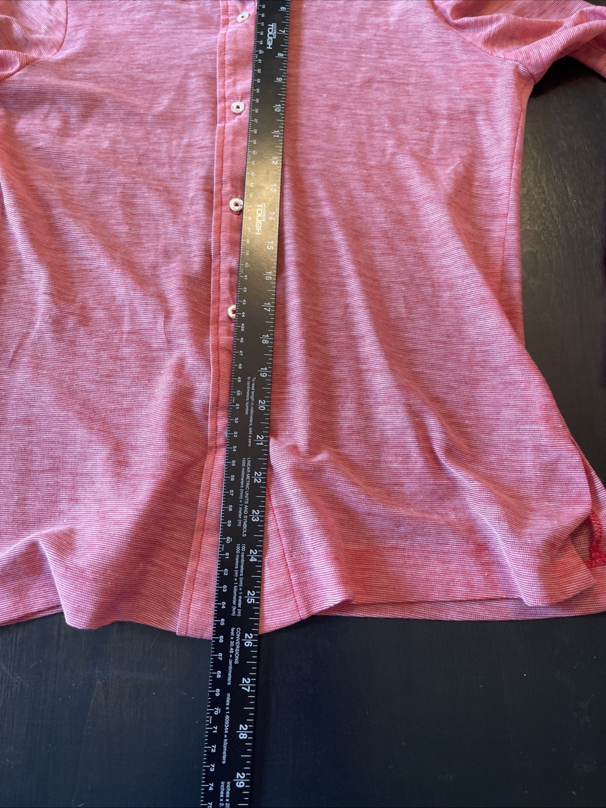 Vintage 1970s NOS Mr Beau By RL Davis Women’s Salmon Top M