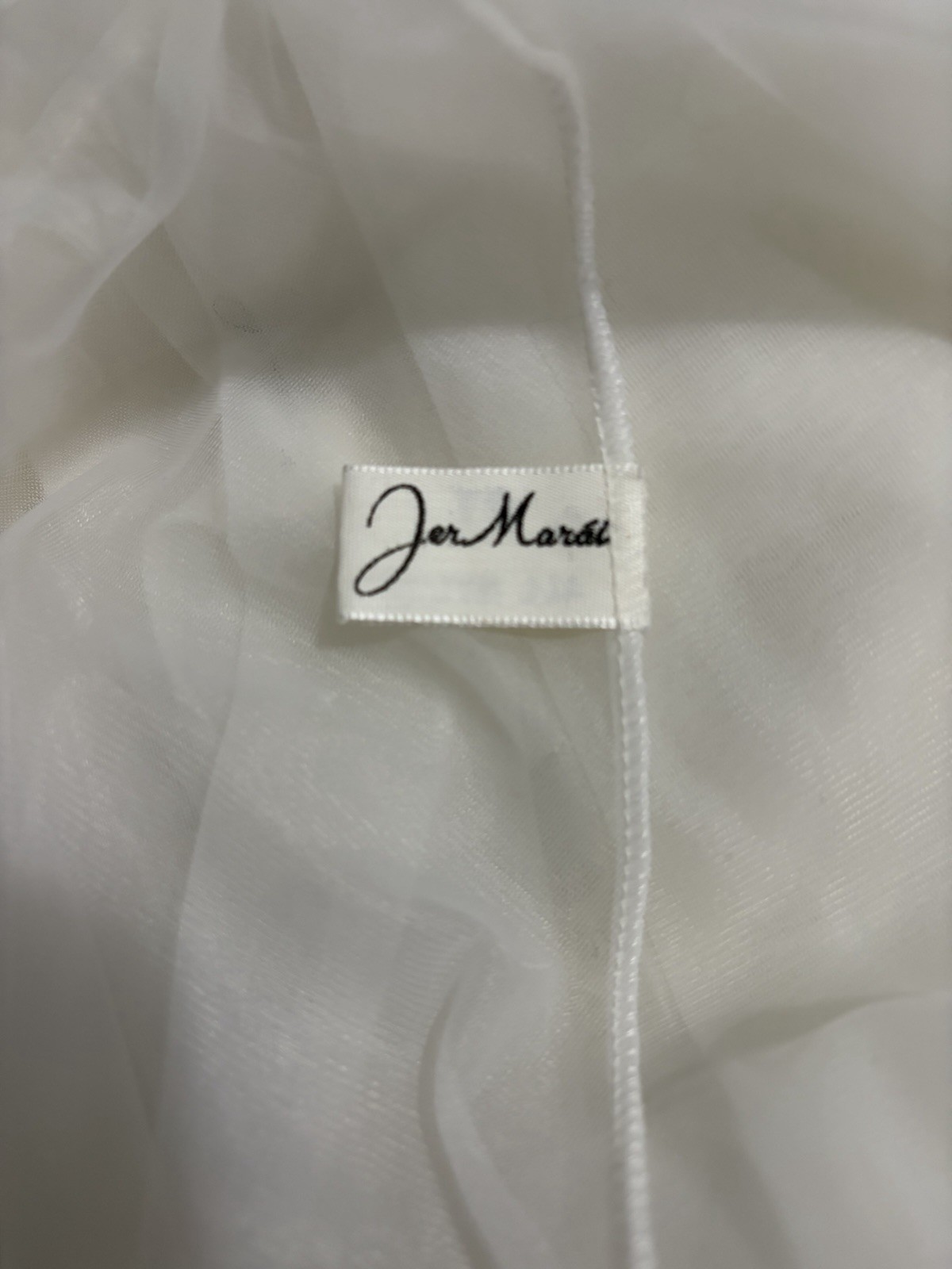 Rare Vintage 1970’s Jer Marai Chiffon Babydoll Bridal Set Size Medium