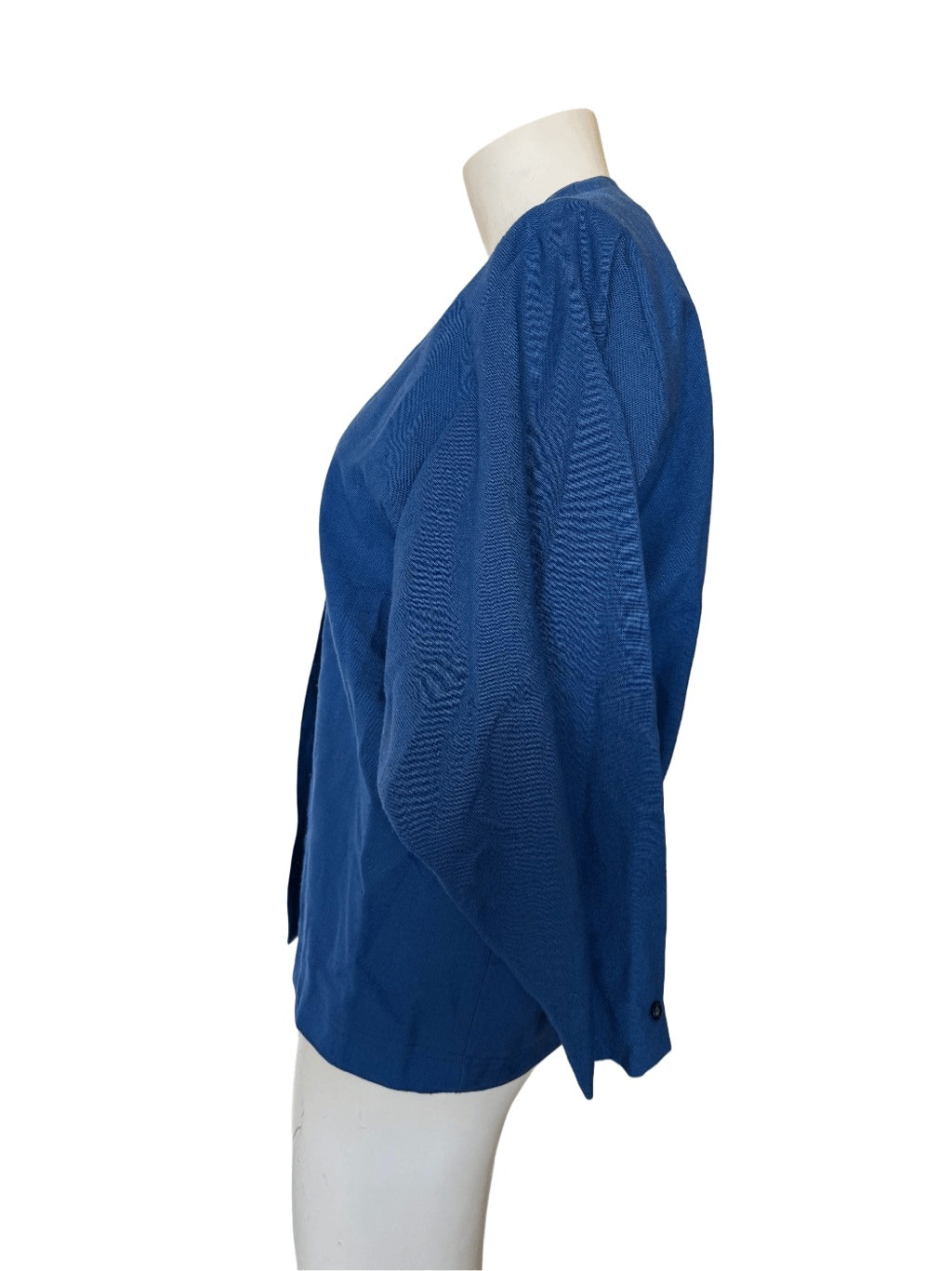 Studio works M blue suede button up vintage blouse women’s