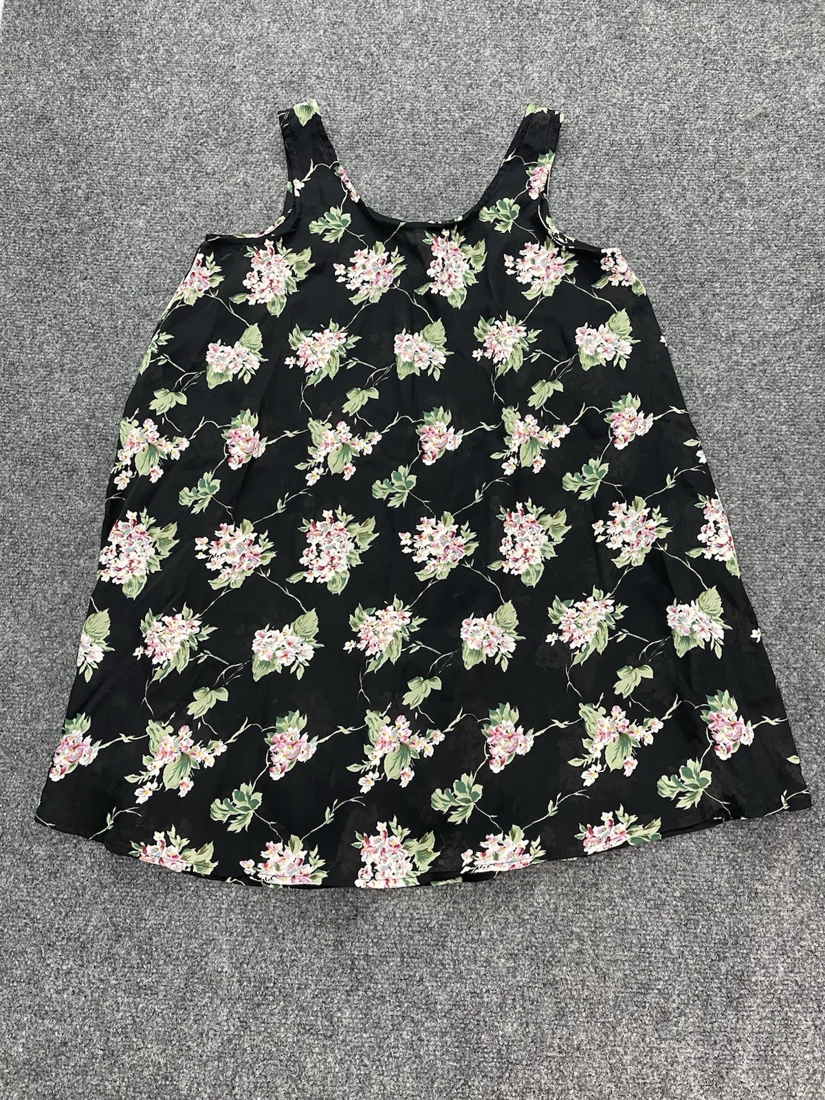 Vtg 80’s Compagnie Internationale Express Sz XS Floral Dress Top Shirt USA Made