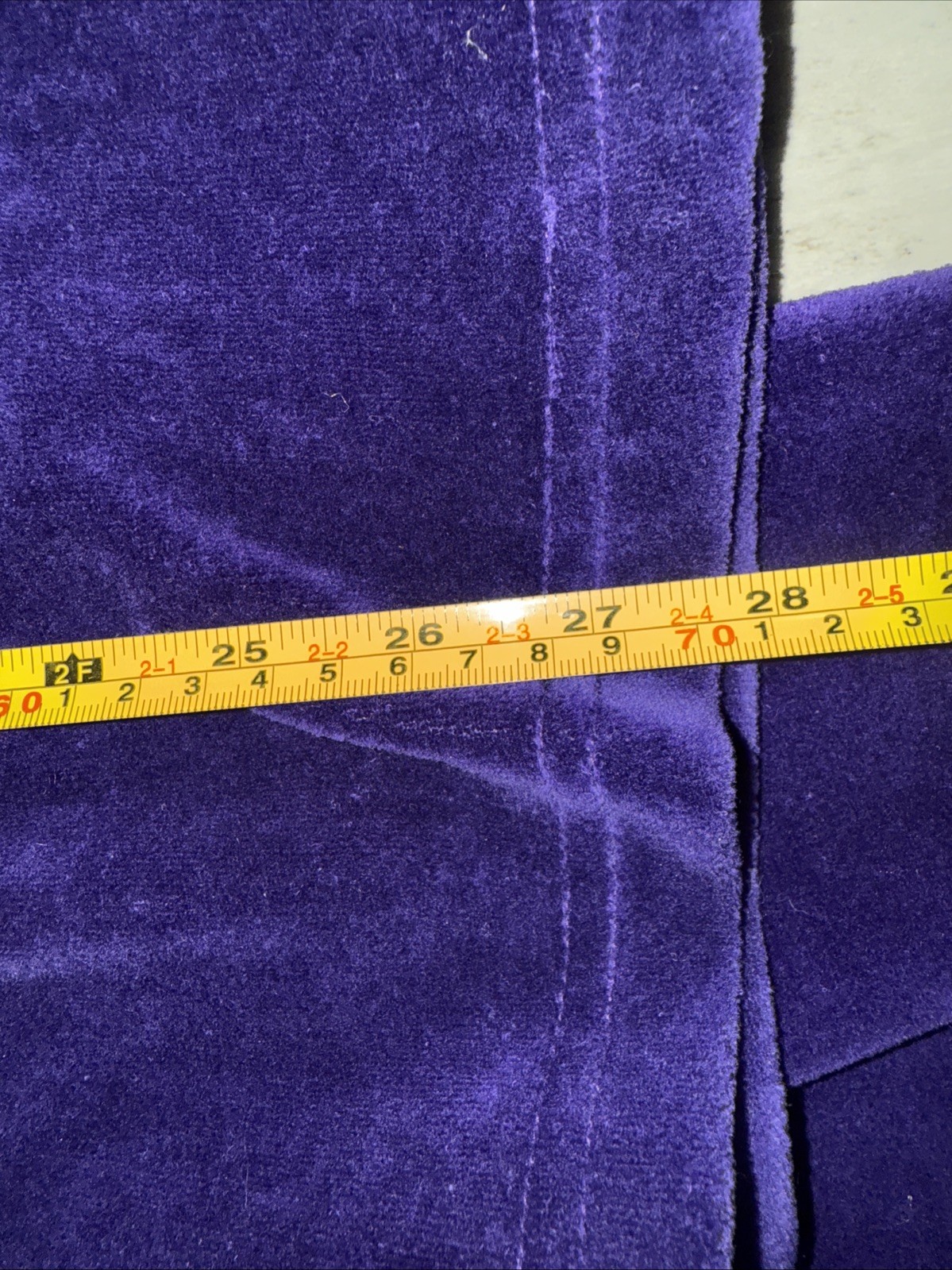VTG Neiman Marcus velour Plush purple tunic pant suit lounge set size Medium