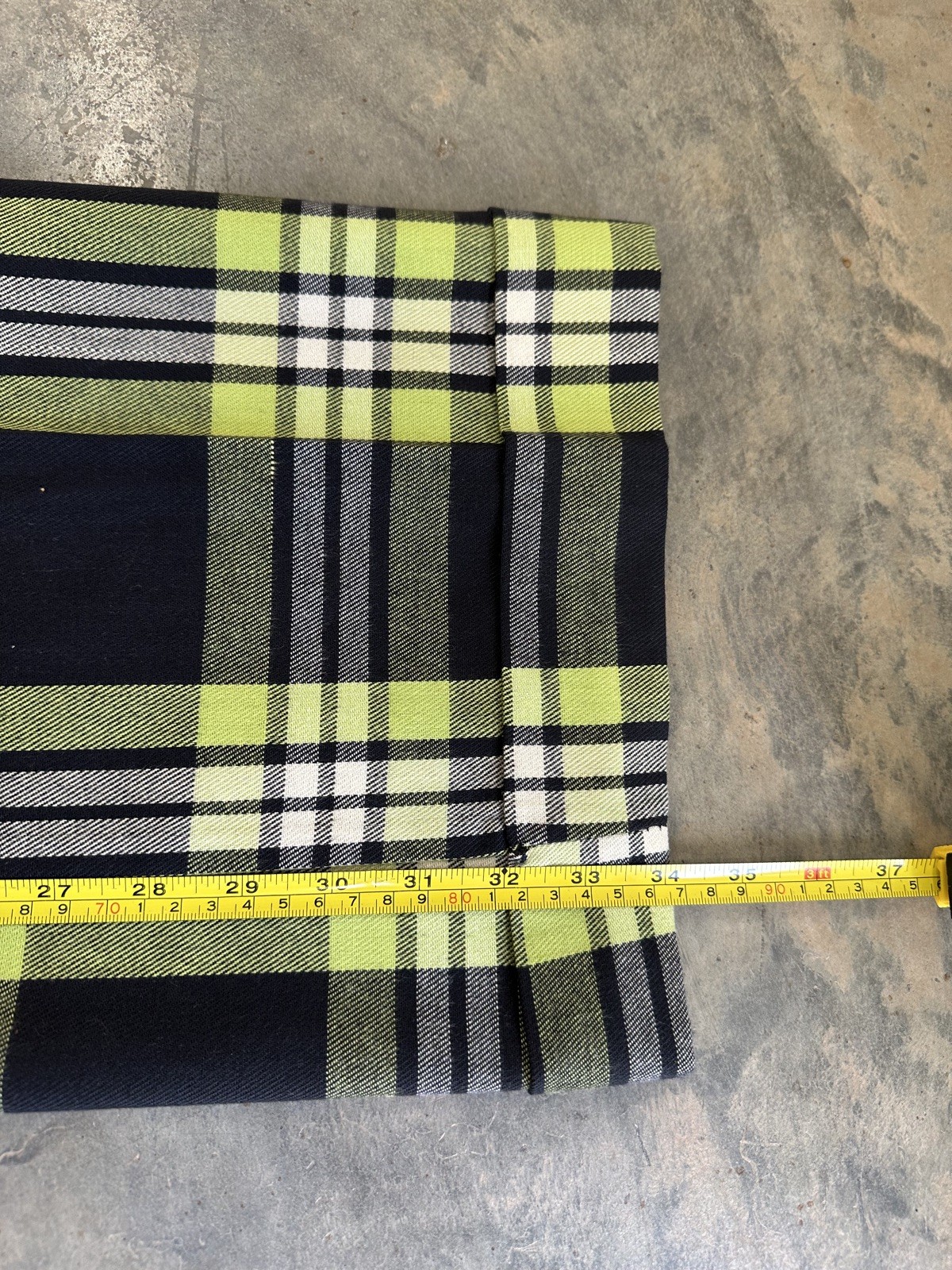 Vintage 70s Male Brand Plaid Wide Leg Bell Bottom Hippie Pants 30 x 34 Women’s