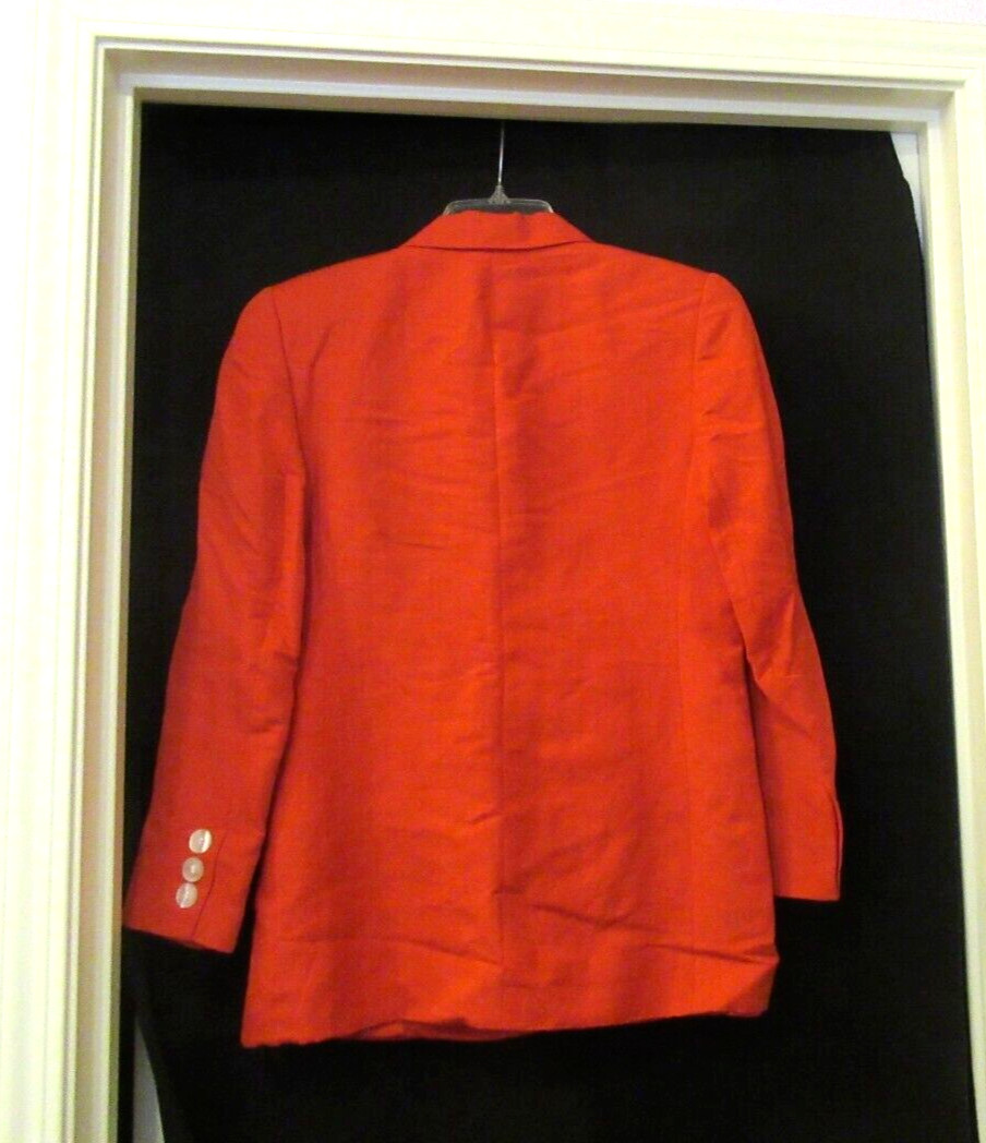 Giorgio Saint Angelo red linen blazer, 32″ chest