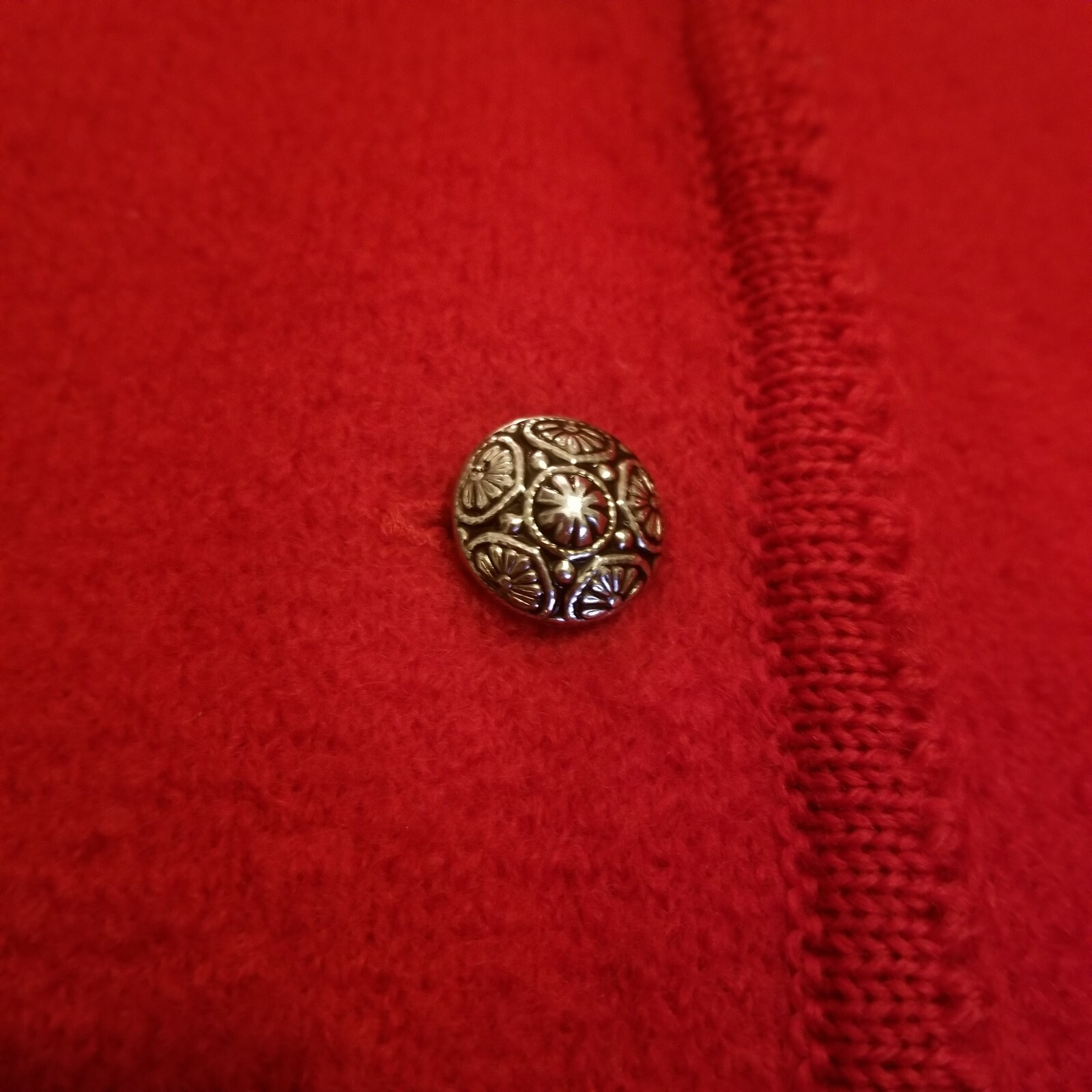 Vintage 60s CARROLL REED Wool Cardigan Sweater Womens Size 8
