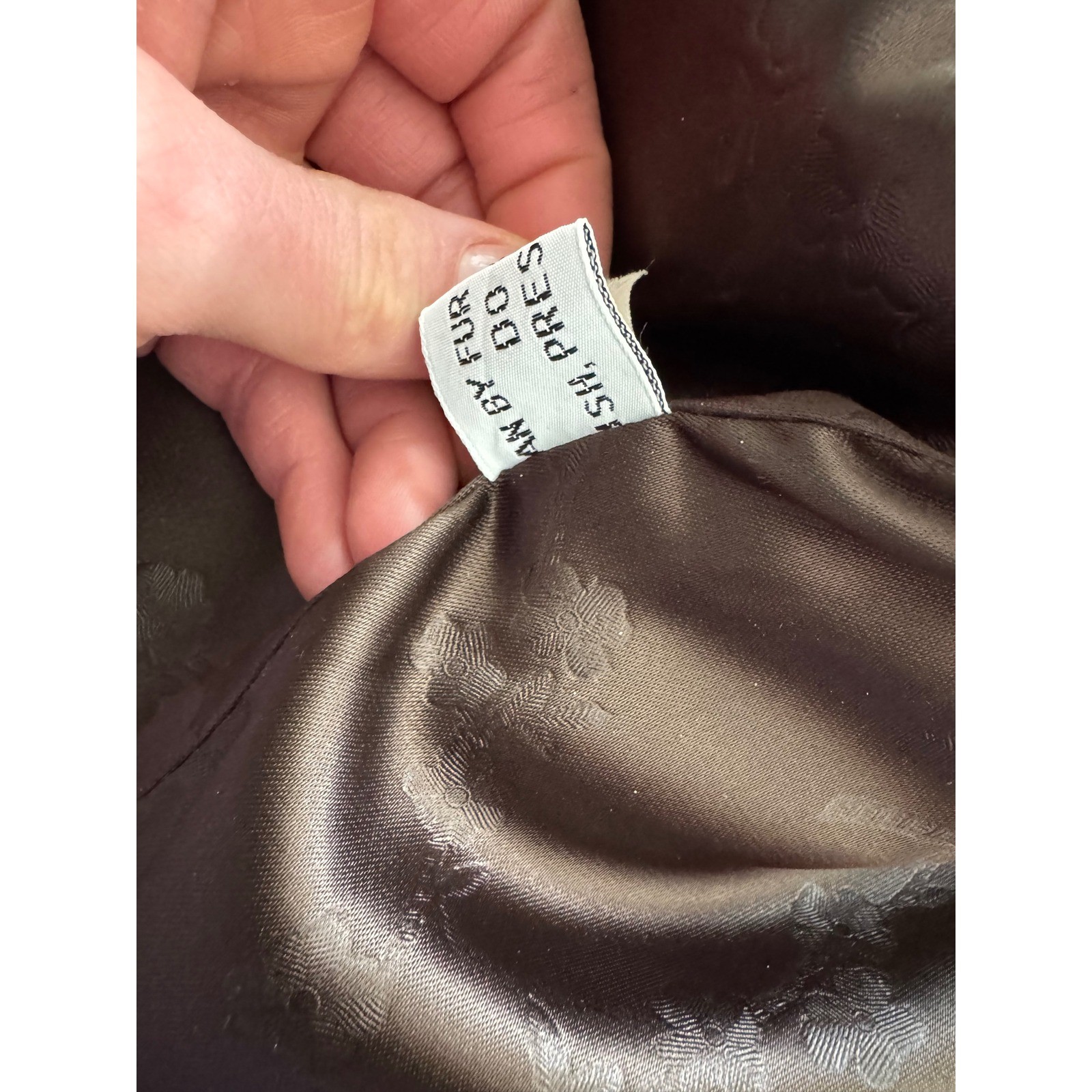 Vintage sportowne Faux Fur Jacket Brown coat USA made Orignal ZCMI tag attached