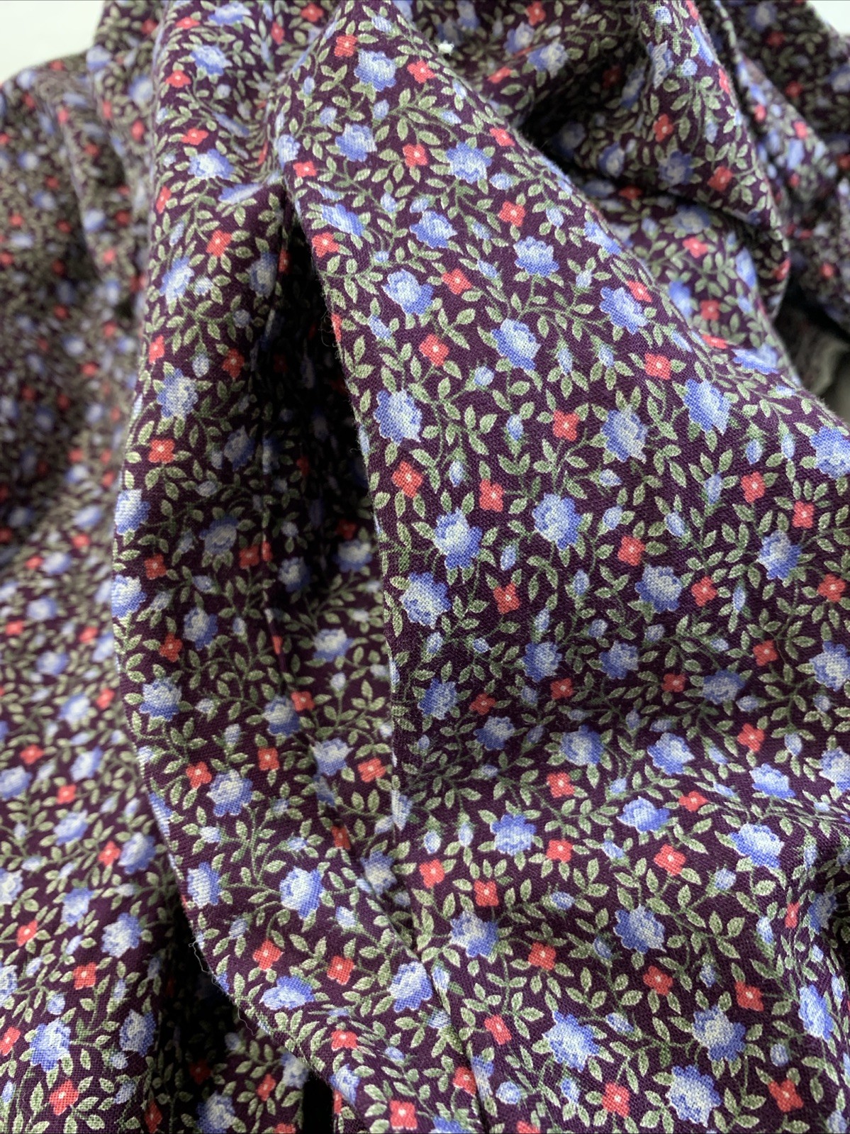 Vintage Gunne Sax Dress Size 7 Calico Floral Prairie Cottage Core Western 1970s