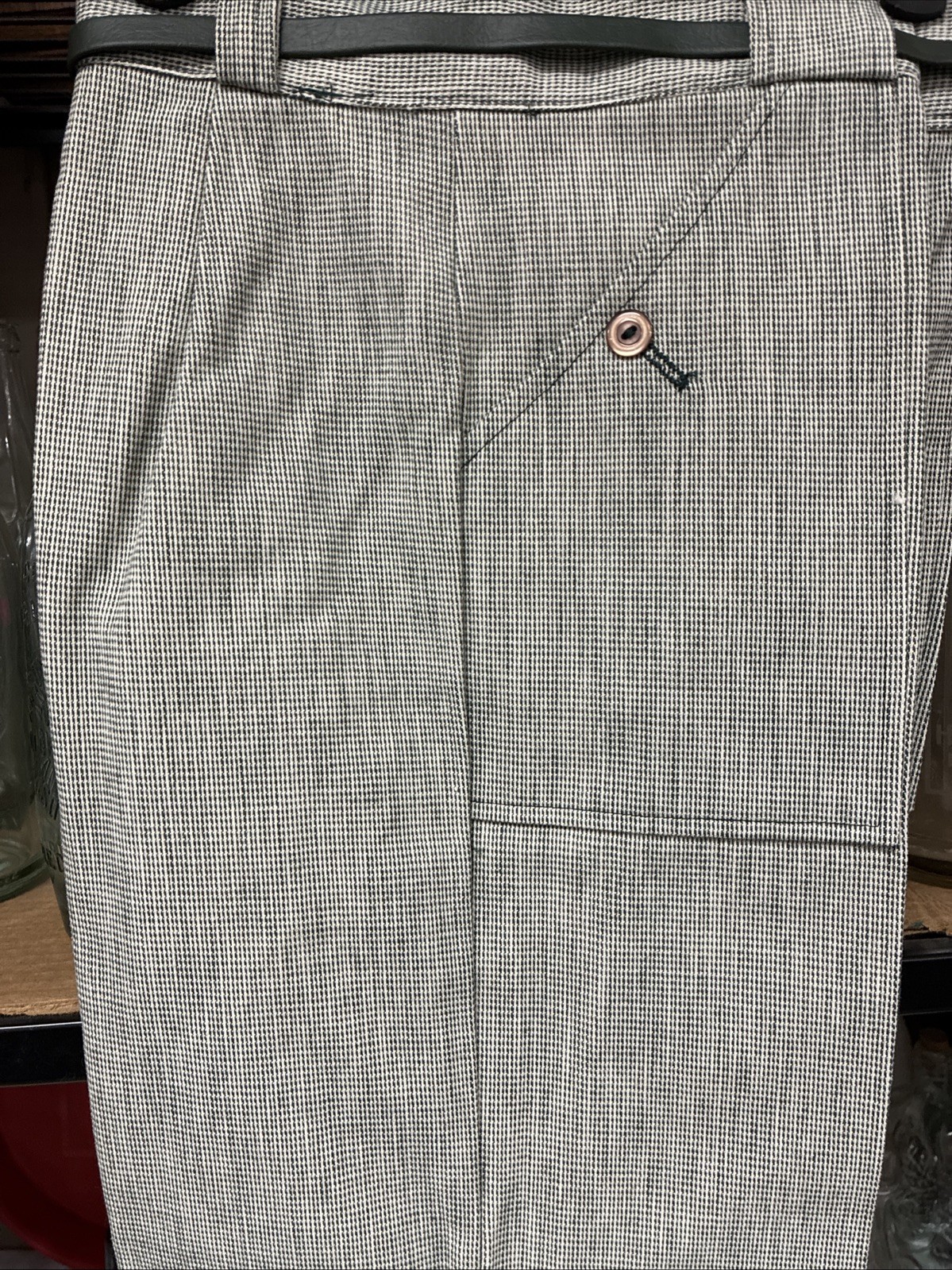 Vintage 1950s Junior’s by Vassar Green Bell Bottom pants w/Belt Size 9 – NWT
