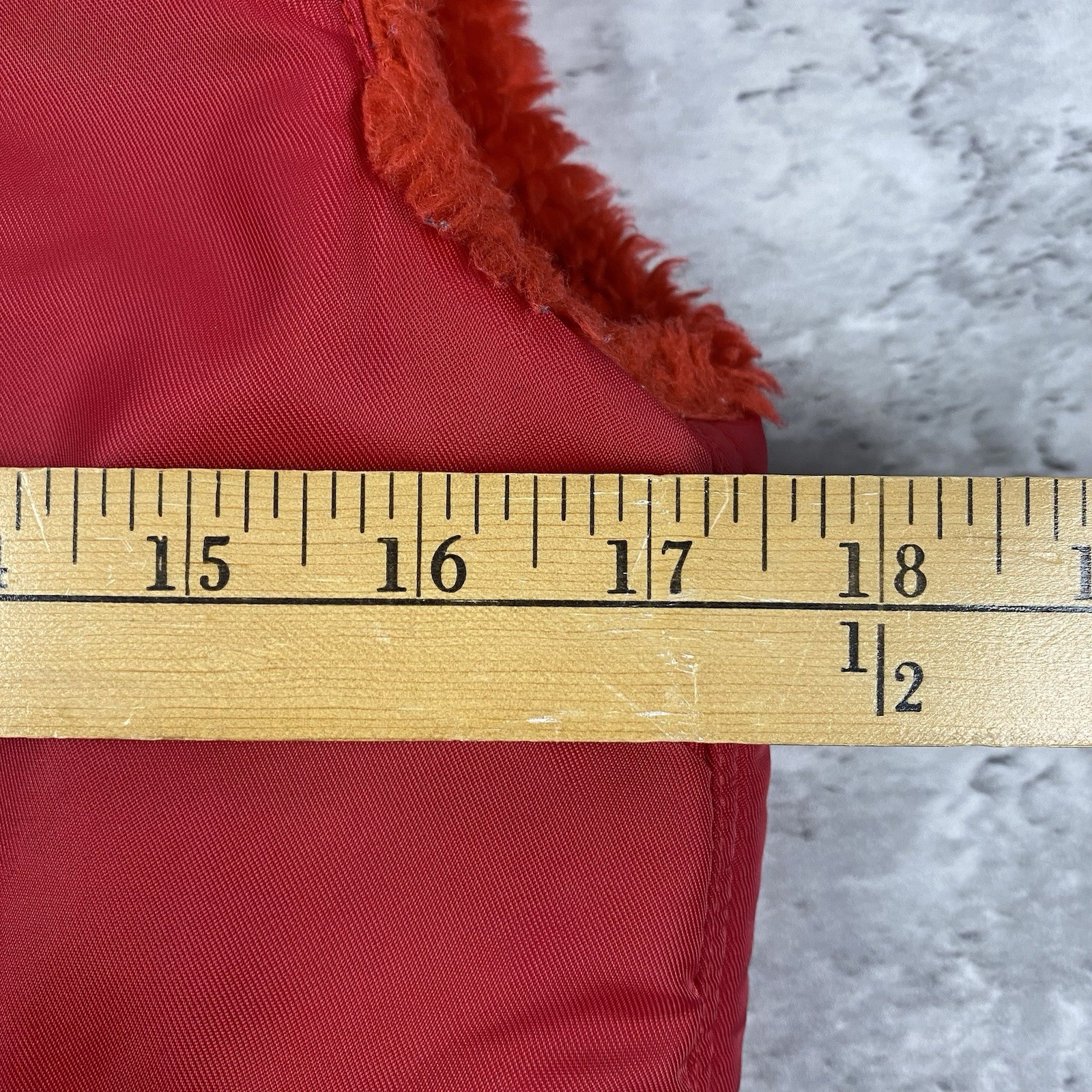 vintage ROCAWEAR vest womens fleece lined red puffer Y2K retro street wear zip