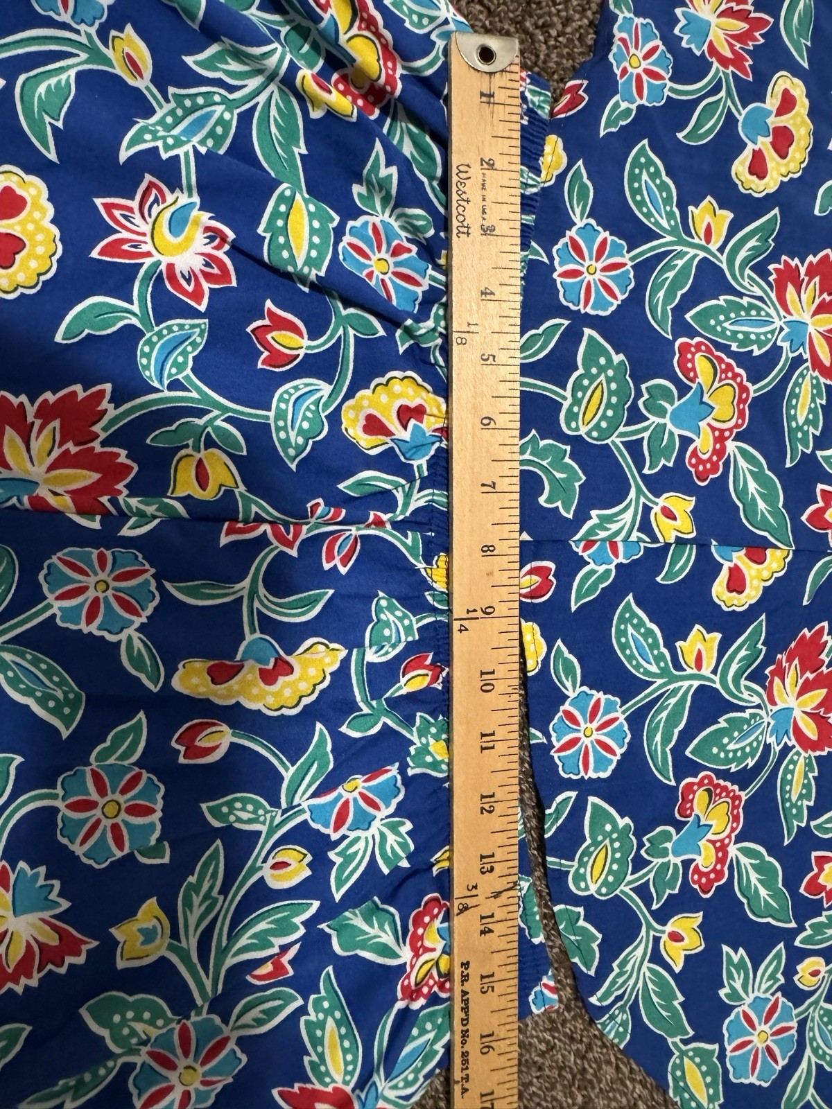 Vintage Summer Blouse Shorts Top Outfit PLUS SIZE Made In USA 1980s 1990s EUC