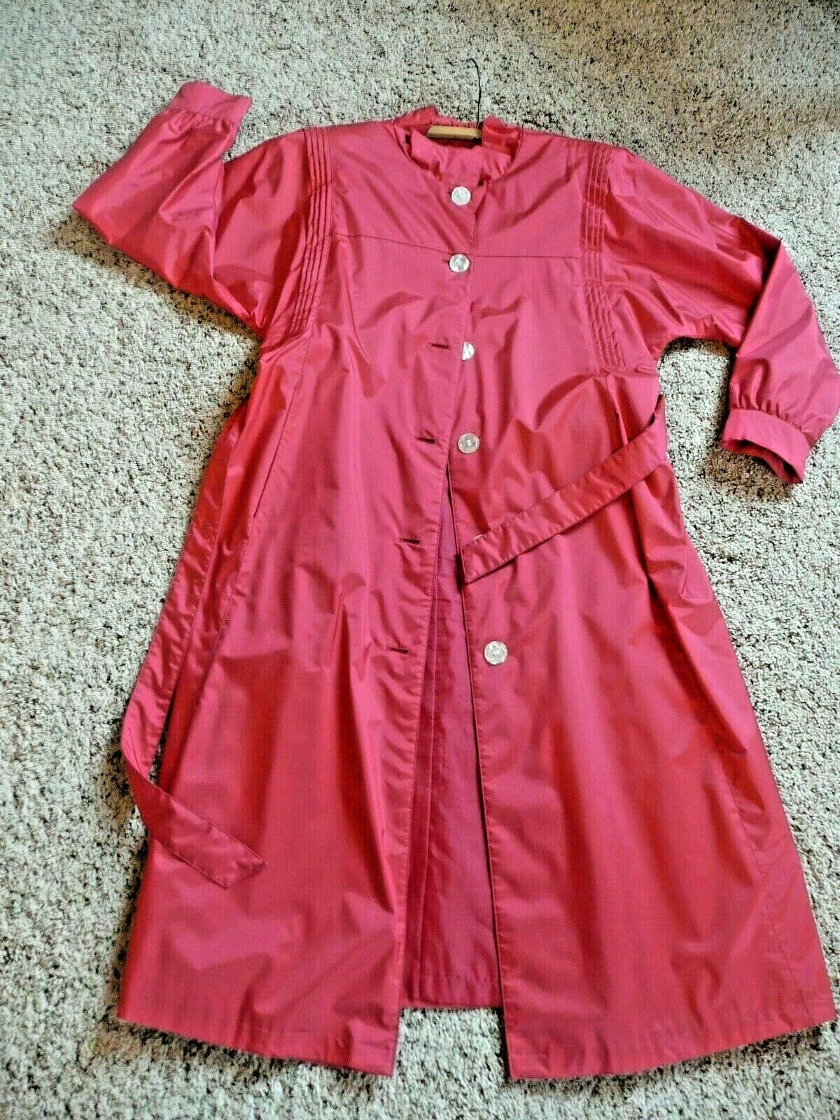 Vintage 1980’s Womens J. Gallery Red Coat Size 11/12 Petite