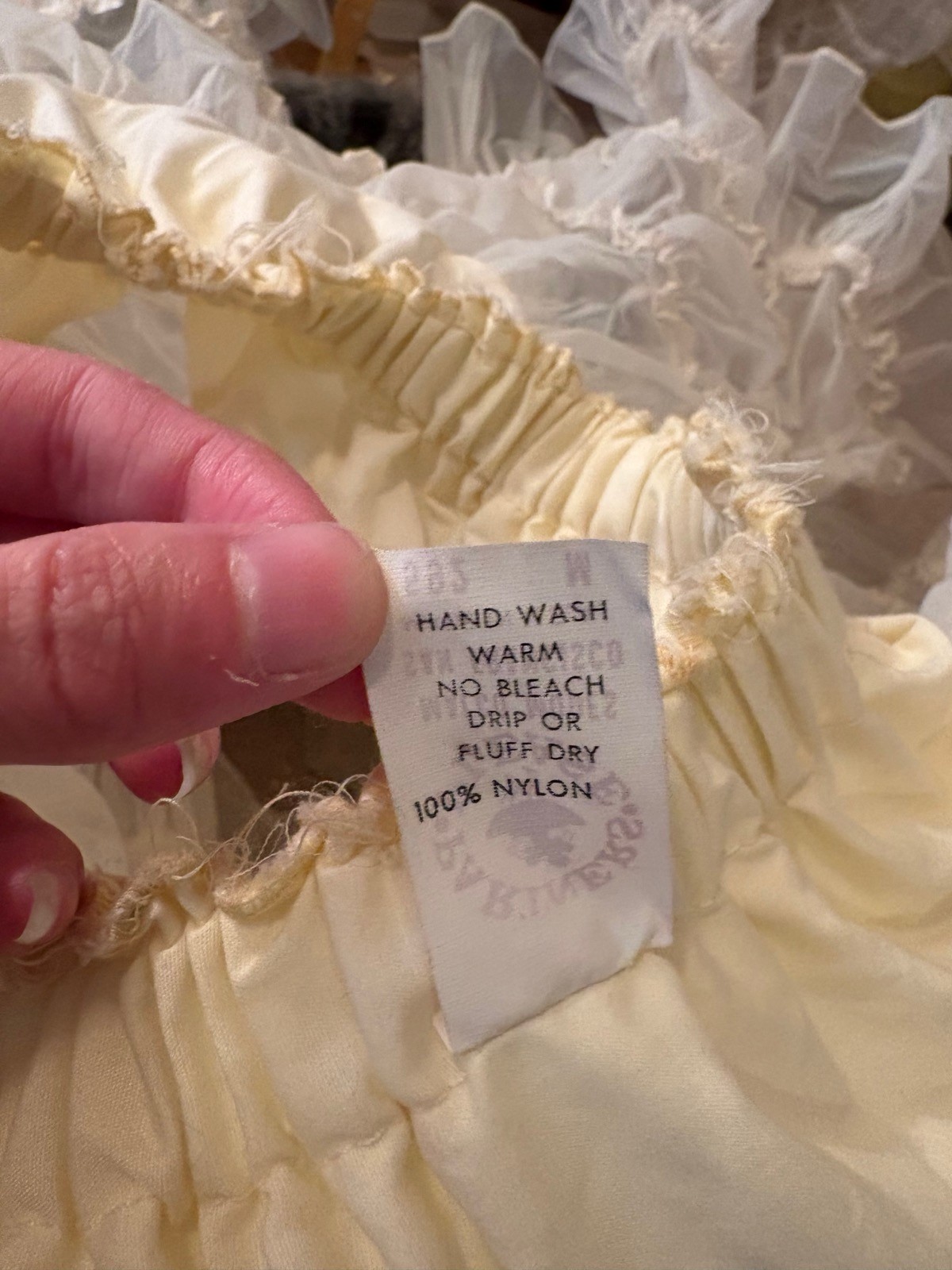 Vtg Malco Modes San Francisco White Square Dancing Petticoat M Rockabilly