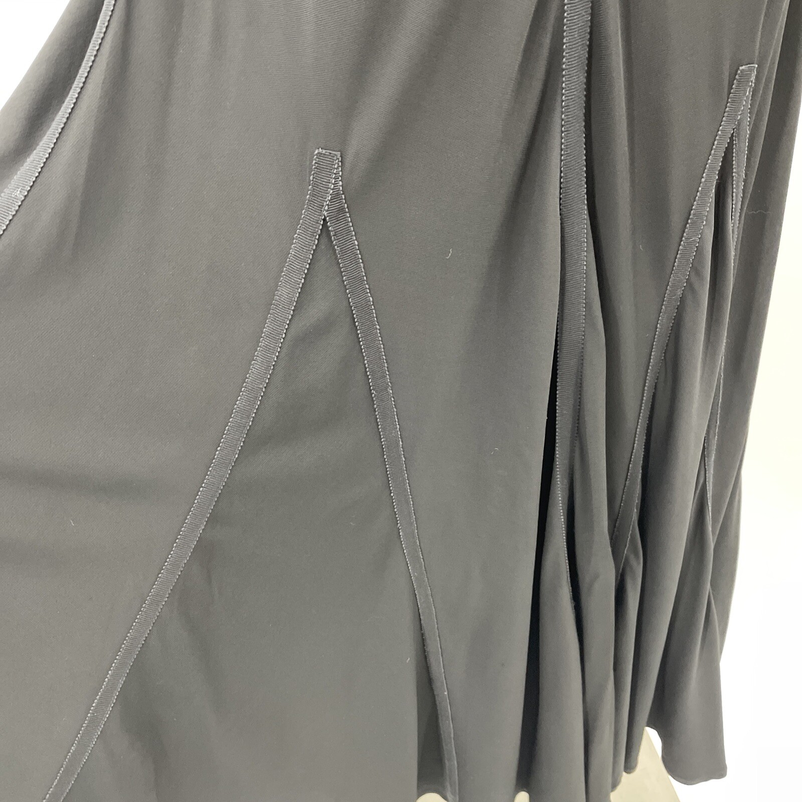 Vintage Donna Karan Dress Maxi Black Gown Size Large Union Tag Evening Gown