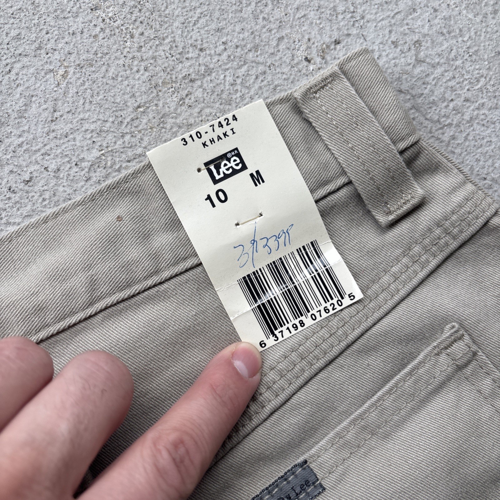 Vintage Riveted By LEE Carpenter Pants Wide Relaxed Khaki Tan Beige Women’s 10 M
