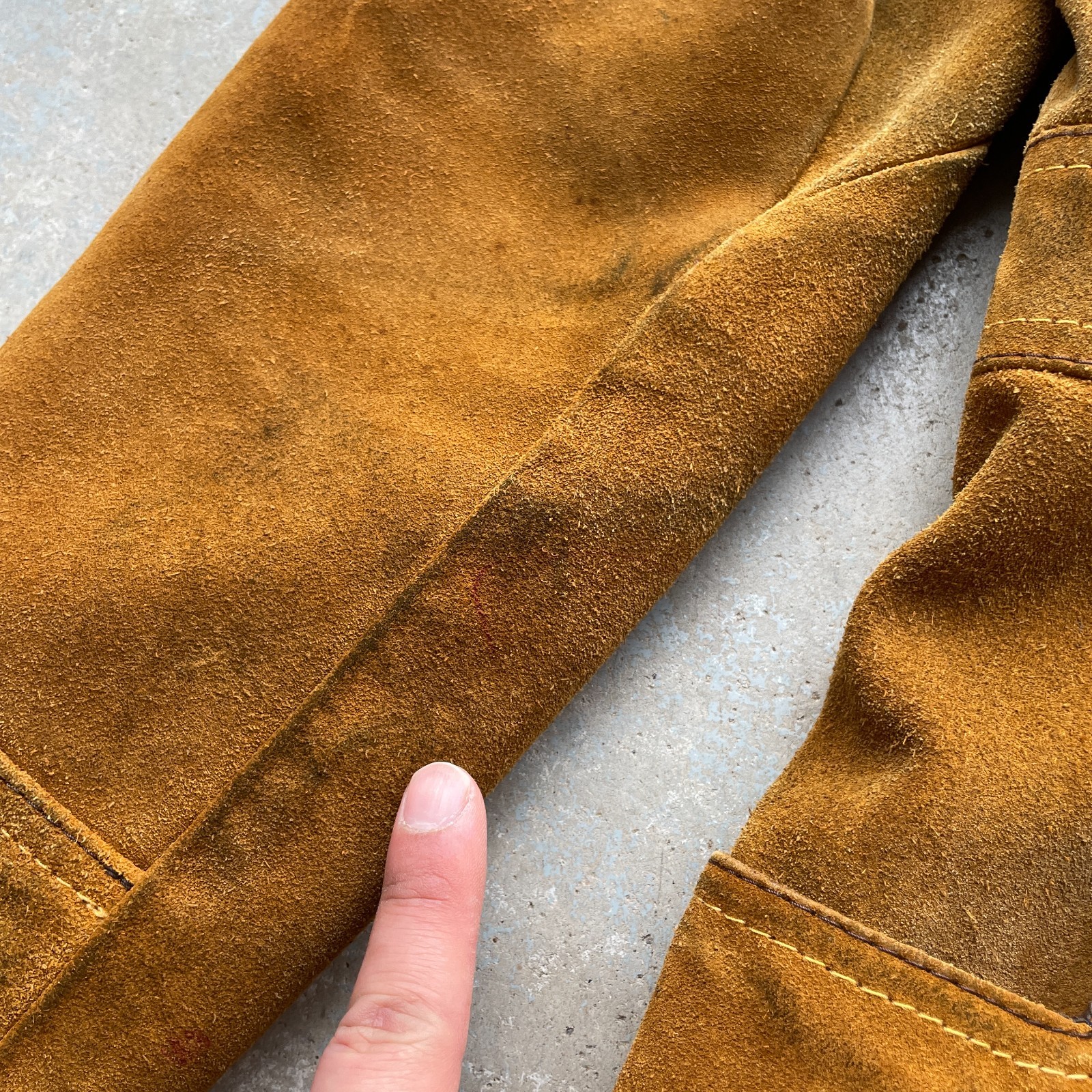 VTG 70s Great Things From Canada Suede Leathercraft Tan Coat Women’s Small 11/12