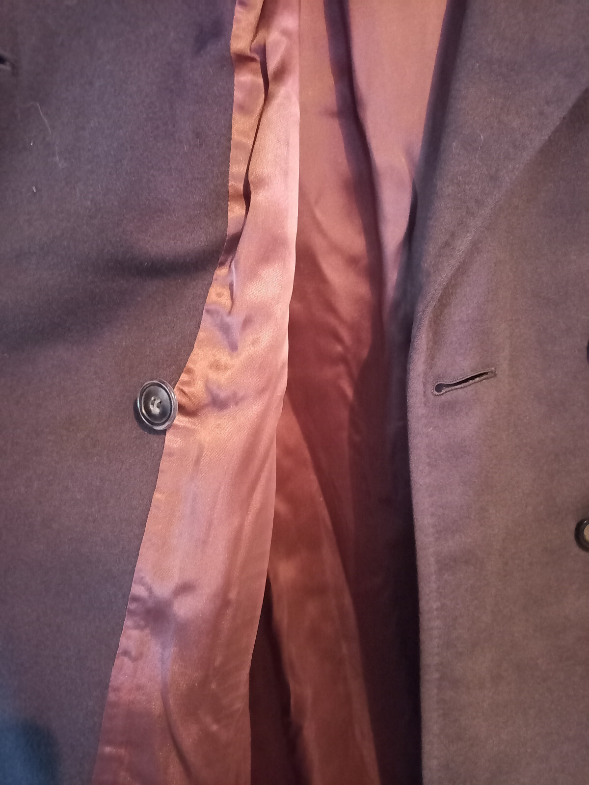 1950s ladies Savile Row cashmere coat