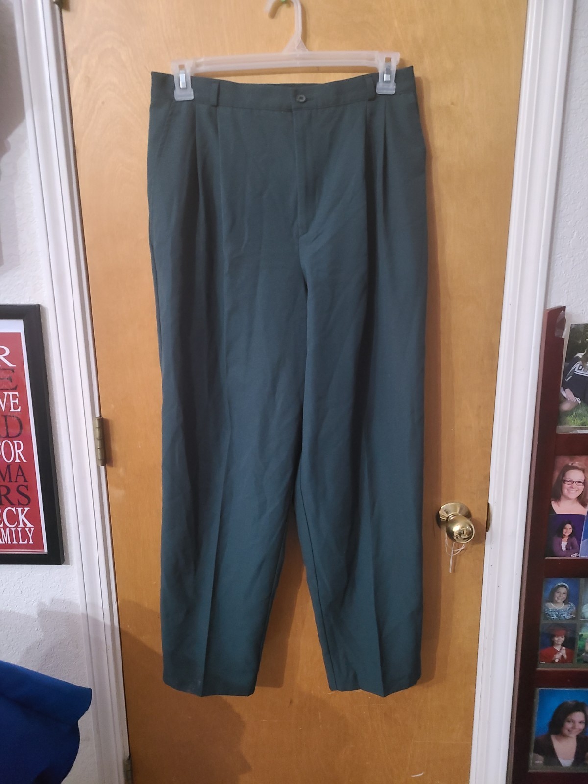 Vintage Woman Essentials By Worthington Green Slacks Pants Women’s 18W
