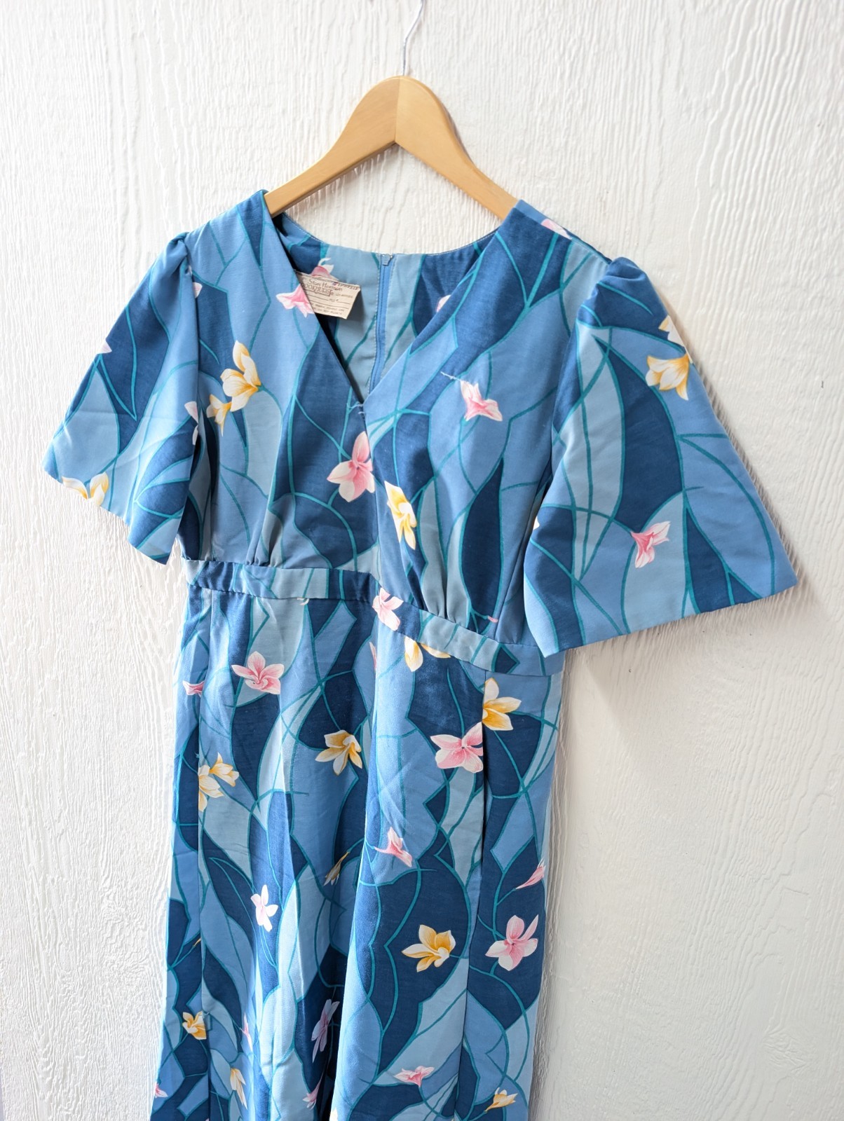 Rare United Airlines Stan Herman Brookhurst Hawaiian Flight Attendant Dress 14