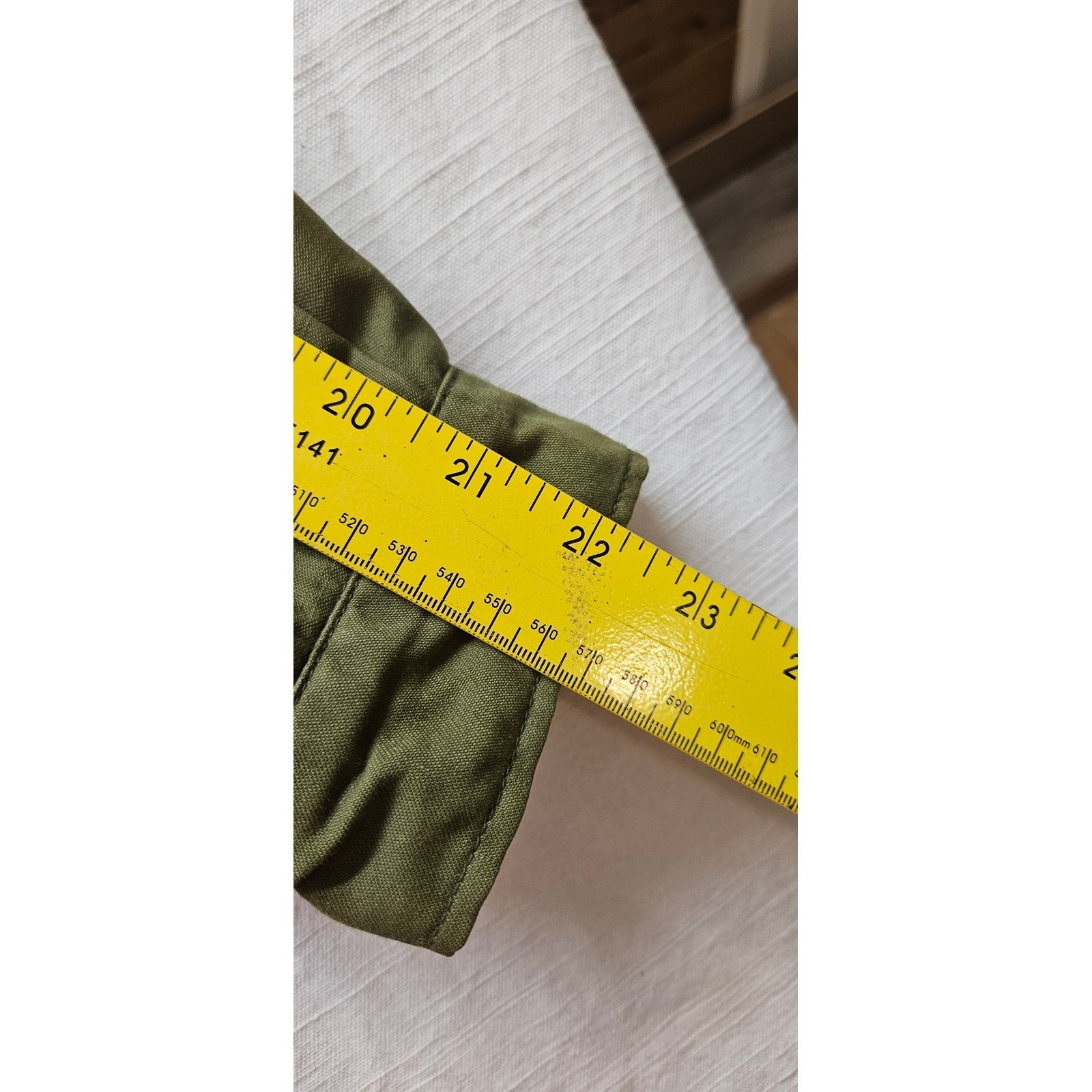 Vintage Greenbrier Industries OG-107 Womens Field Jacket Olive Green 14R 1975