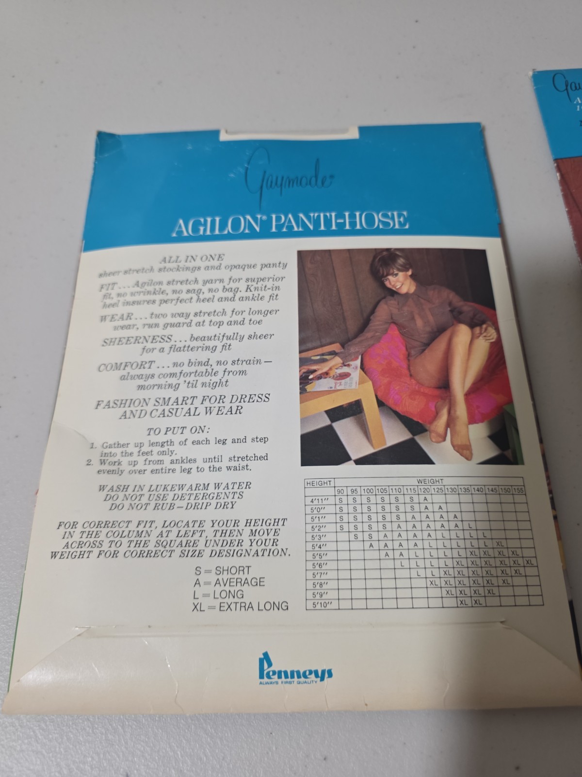 Gaymode Agilon Panti-Hose Vintage Stockings Nylons Pantyhose AVERAGE Grey Mist