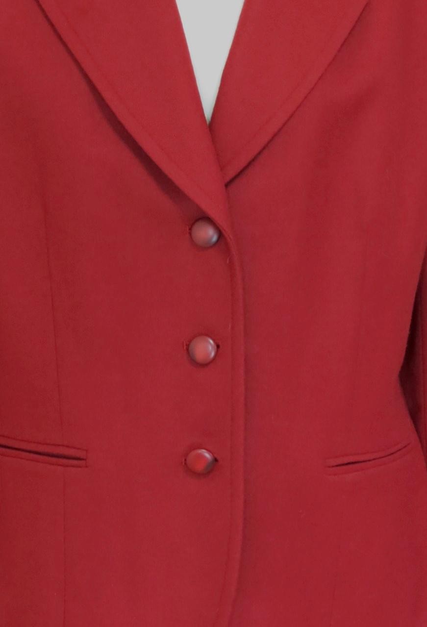 Pendleton Woolen Mills Vintage 1970’s dark red skirt suit size PM-M