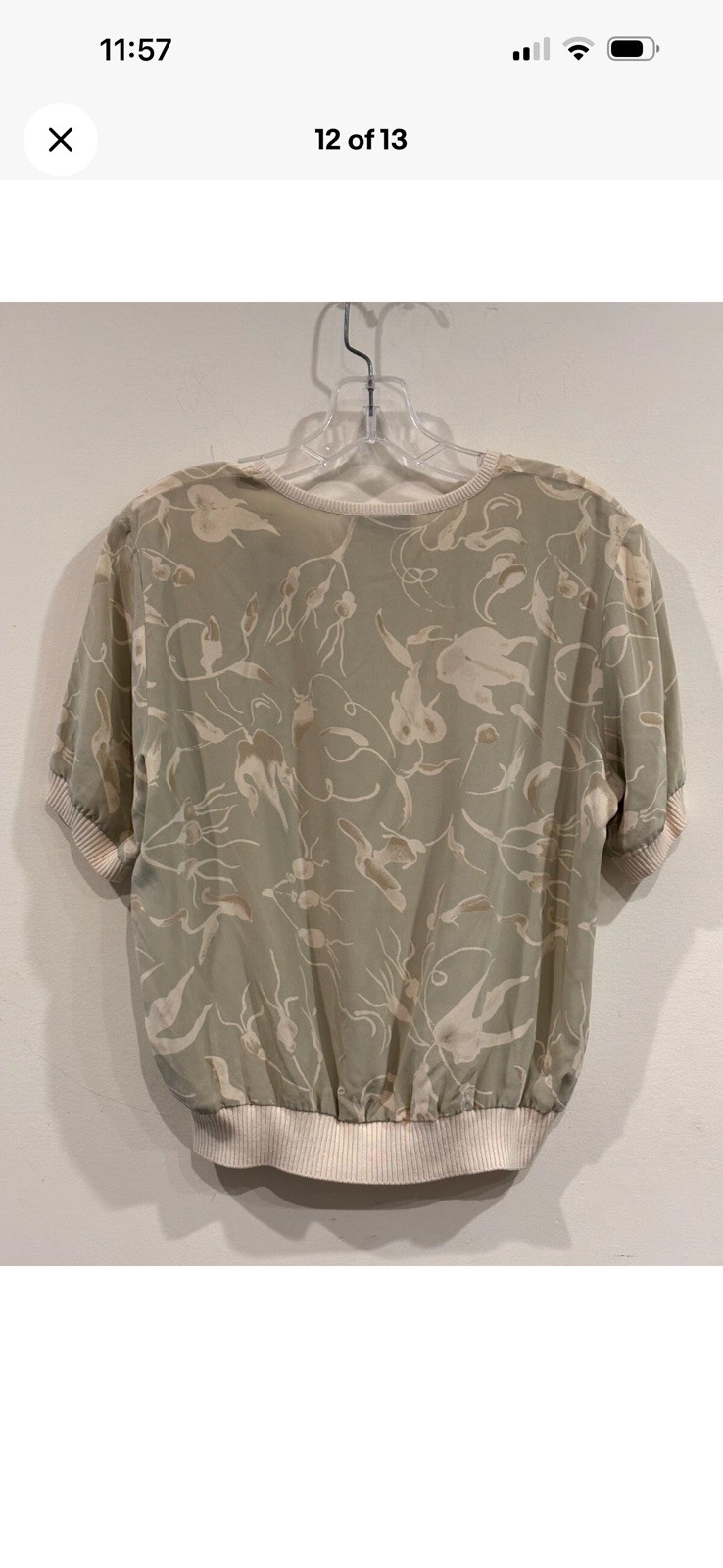 Vintage Mel & Lisa Essentials 100% Silk Cardigan & Top Set – Size M twinset