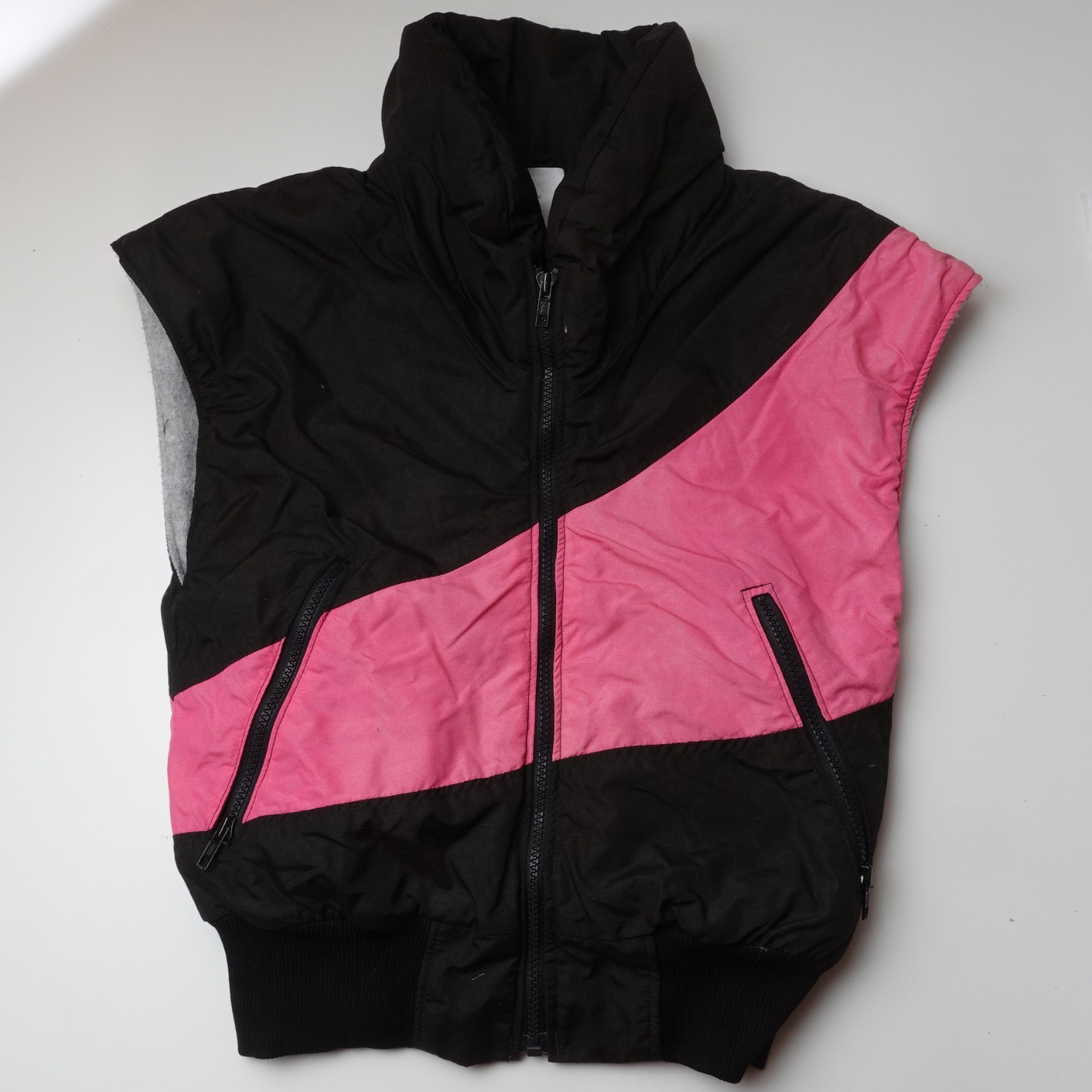 Vintage 80s Durango Womens Neon Pink Puff Vest Threadworks DTW Colorado Ski Smal