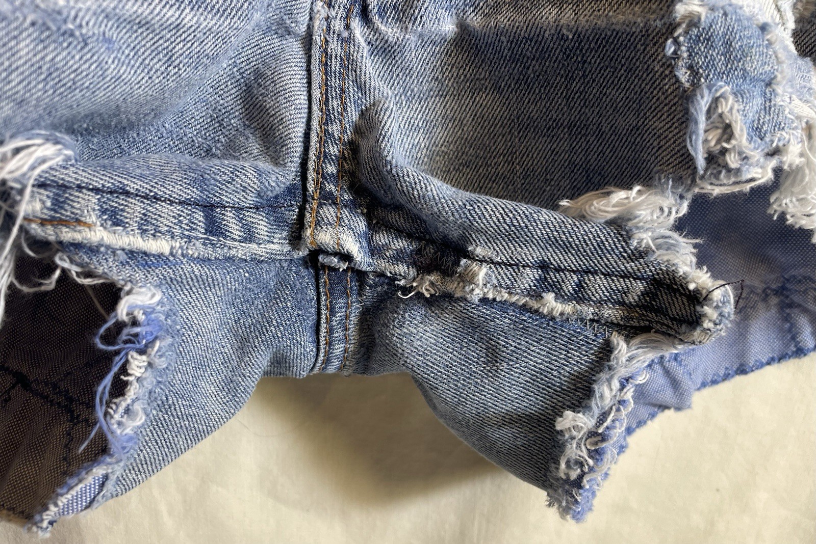 1972 Levi Strauss Denim Cutoffs Shorts 30” Waist Original