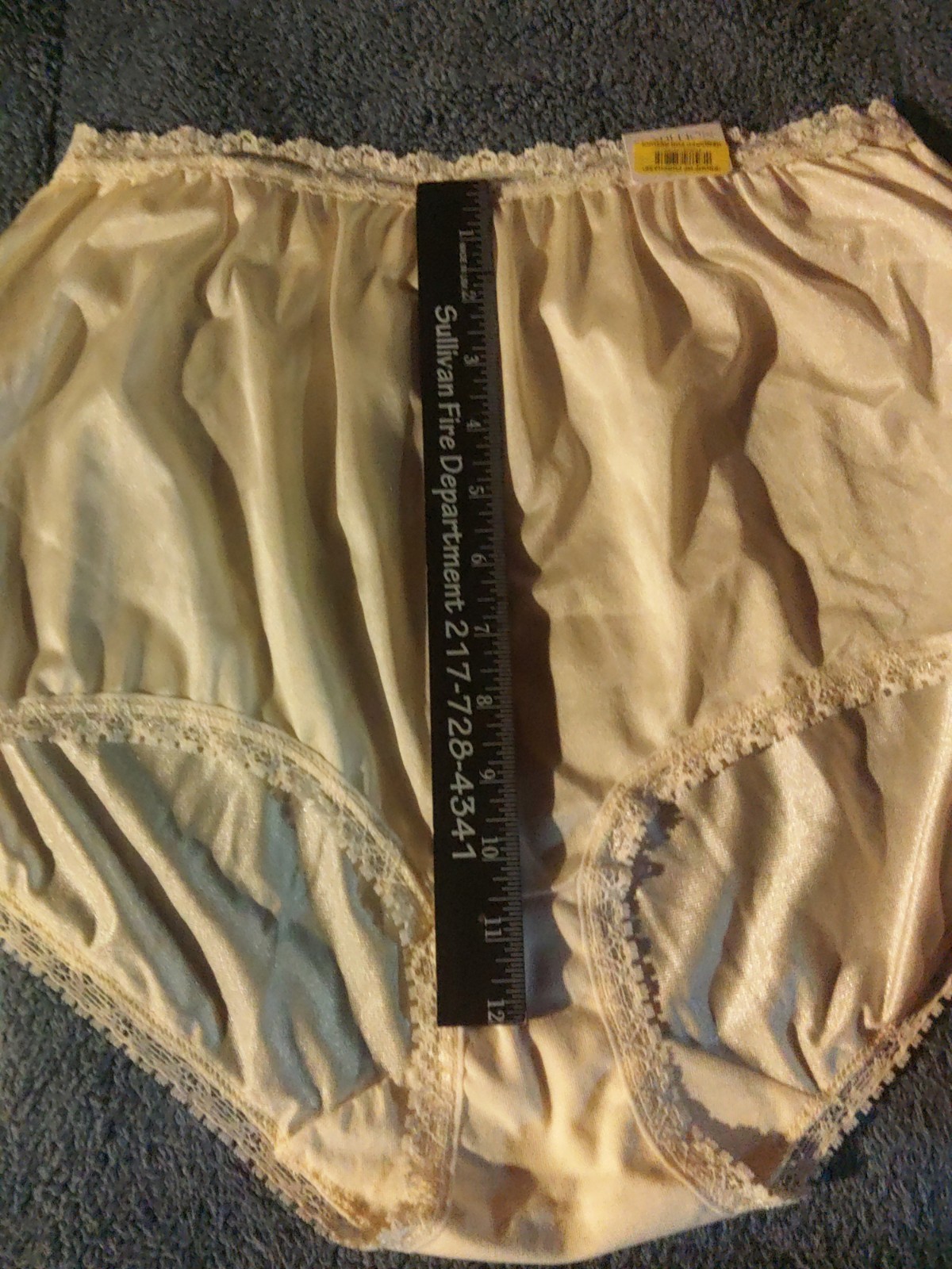 Vintage with Tags COTILLION 100% Nylon Silky Soft Brief Panties Size 9 Ivory