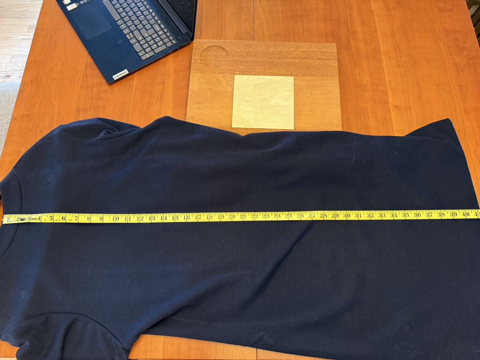 Merry Finn Vintage 70s 80s Navy 3/4 sleeve dress Size 42