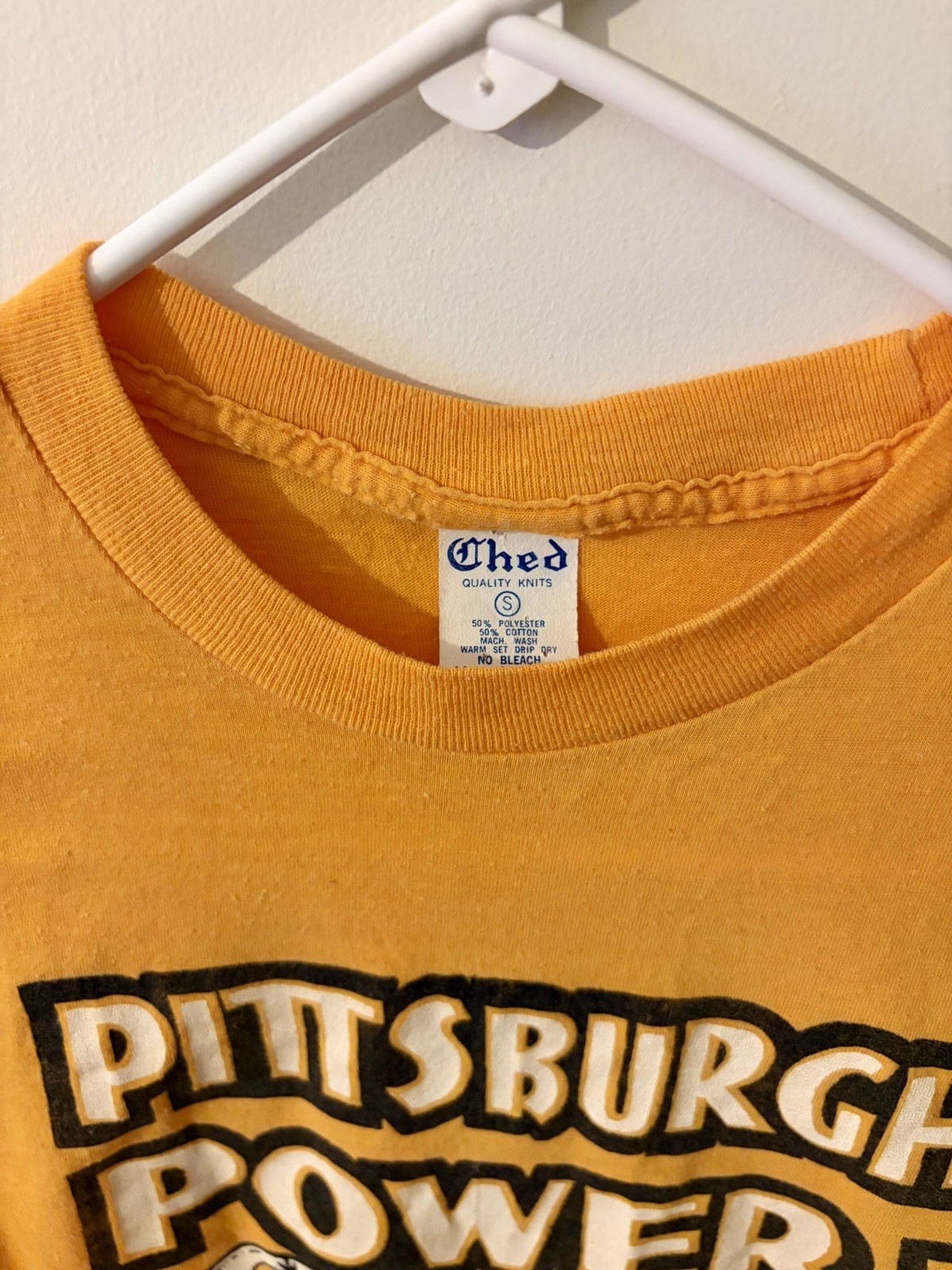 Vintage 70s 1979 Pittsburgh Power Steelers Pirates Championships Tee T-Shirt Sm