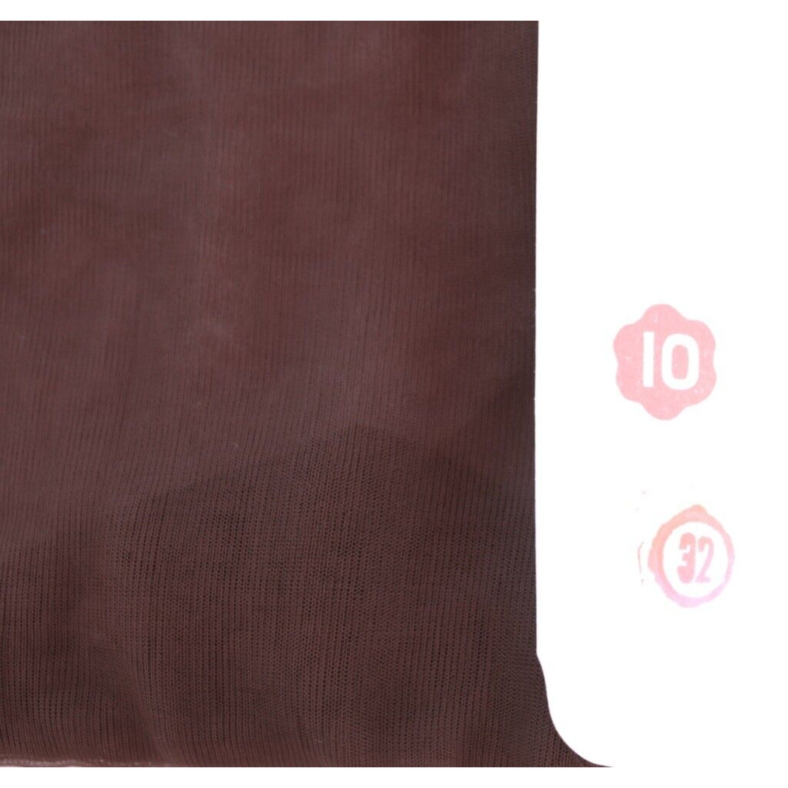 VTG Nylon Stockings La France Cuban #200 Seamed Hosiery Brown Toast Sz10 #2 NIB
