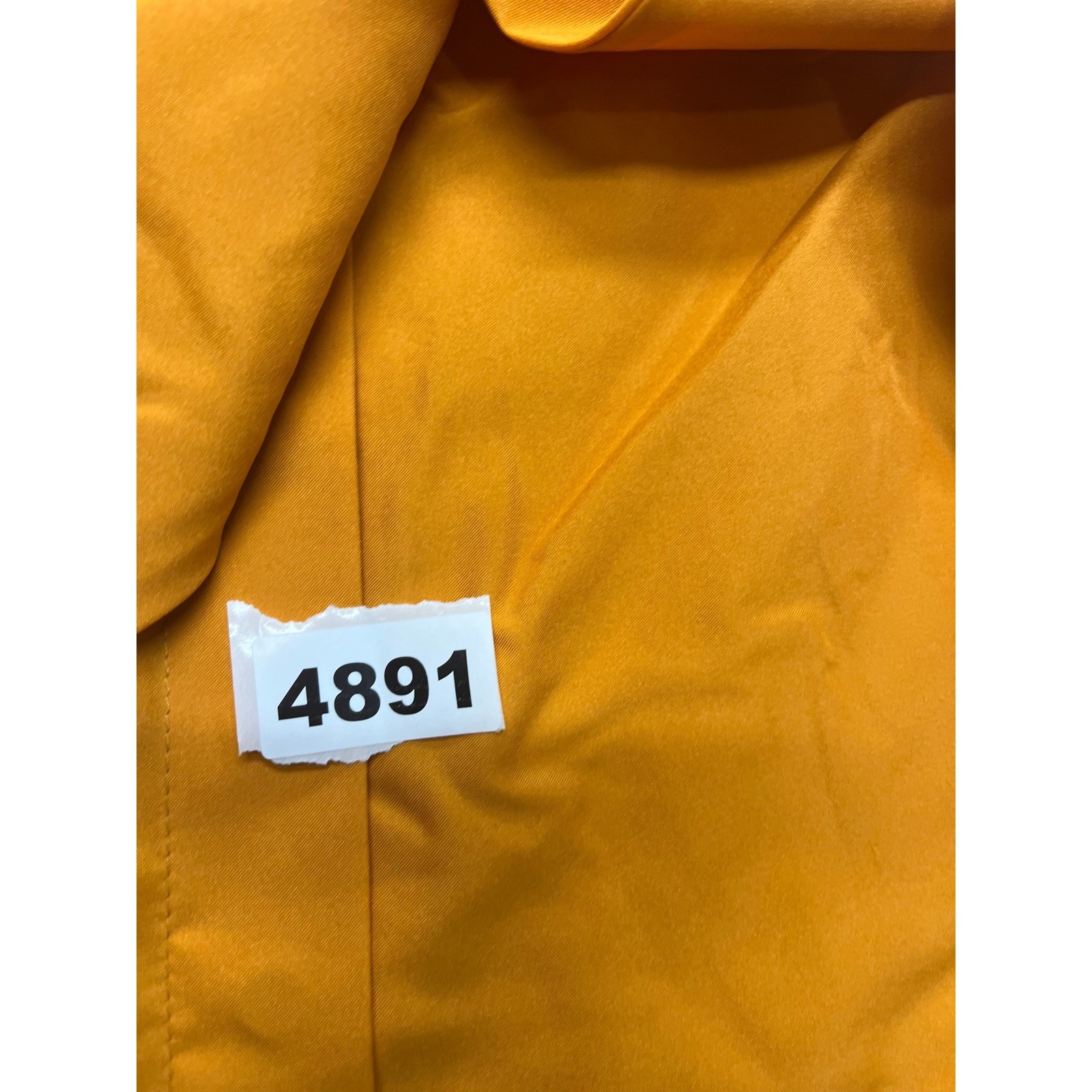 Lucky Winner Vintage Mustard Yellow Tie Neck Pussy Bow Blouse 1980’s USA Size C2