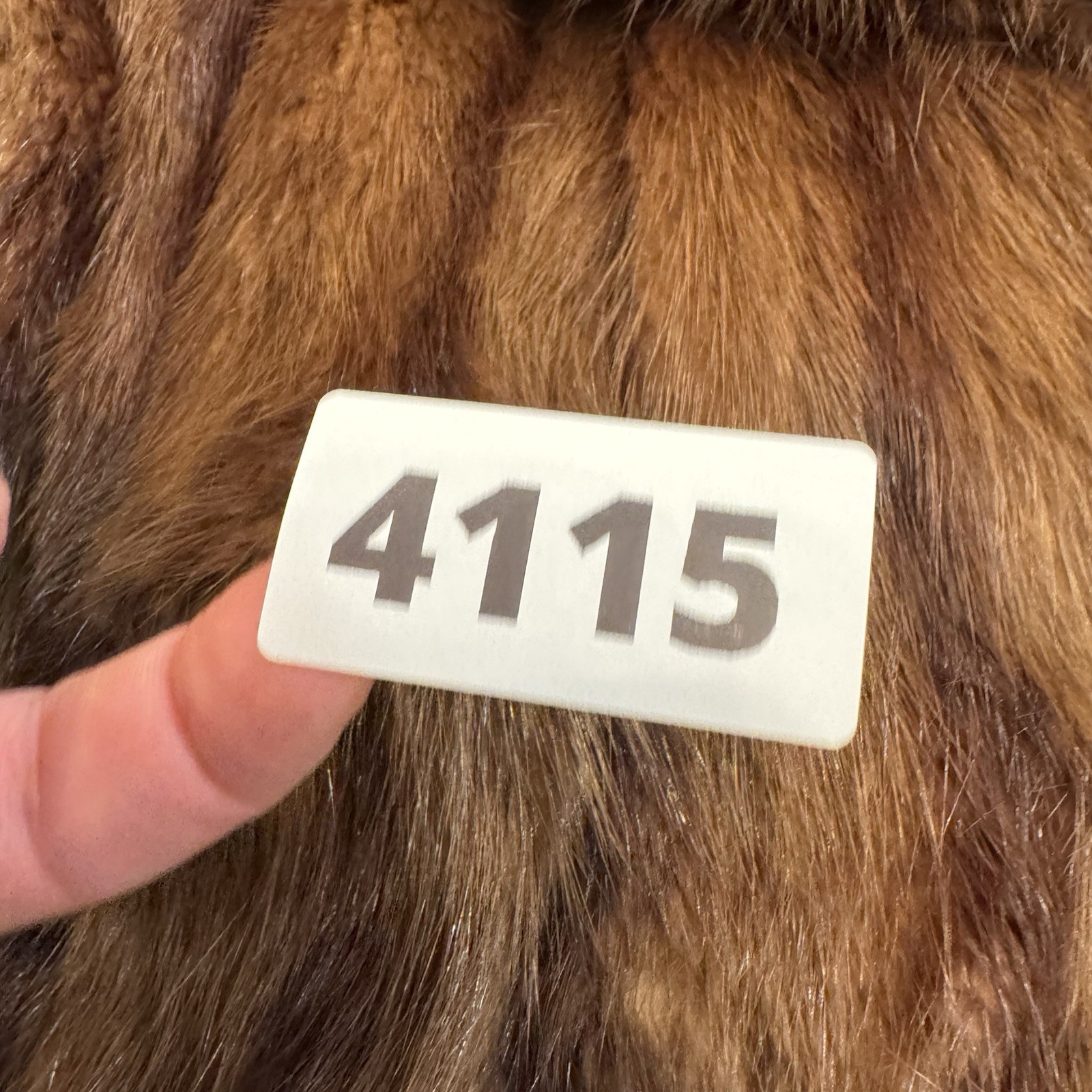 Vintage Alan Furs Richmond Virginia Mink Stole Famous For Furs Needs Repair