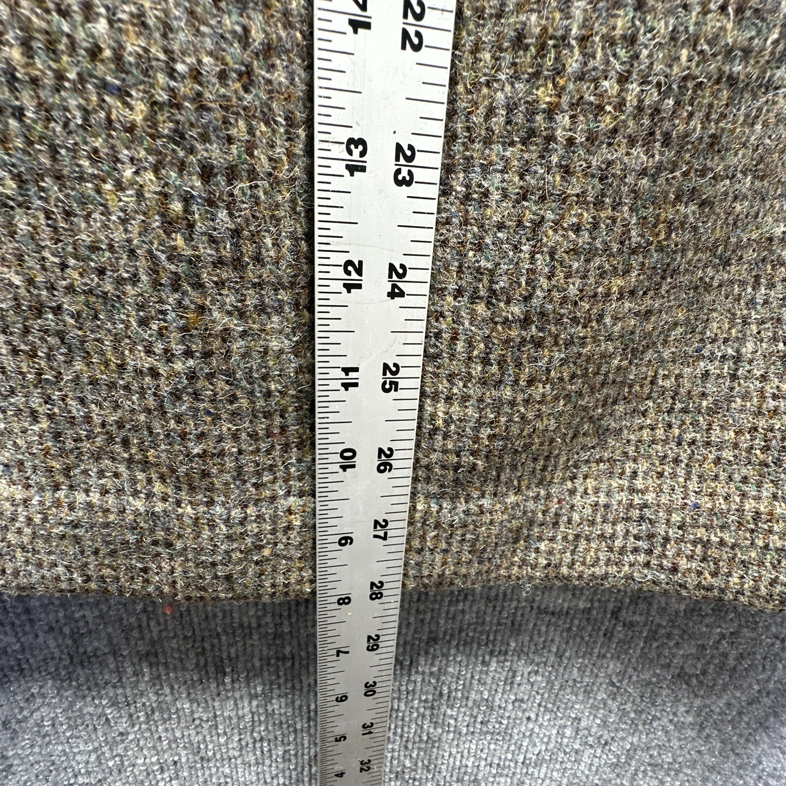 Woodhouse Lynch Skirt Women 10 Brown Hand Woven Scottish Tweed Academia Vtg USA