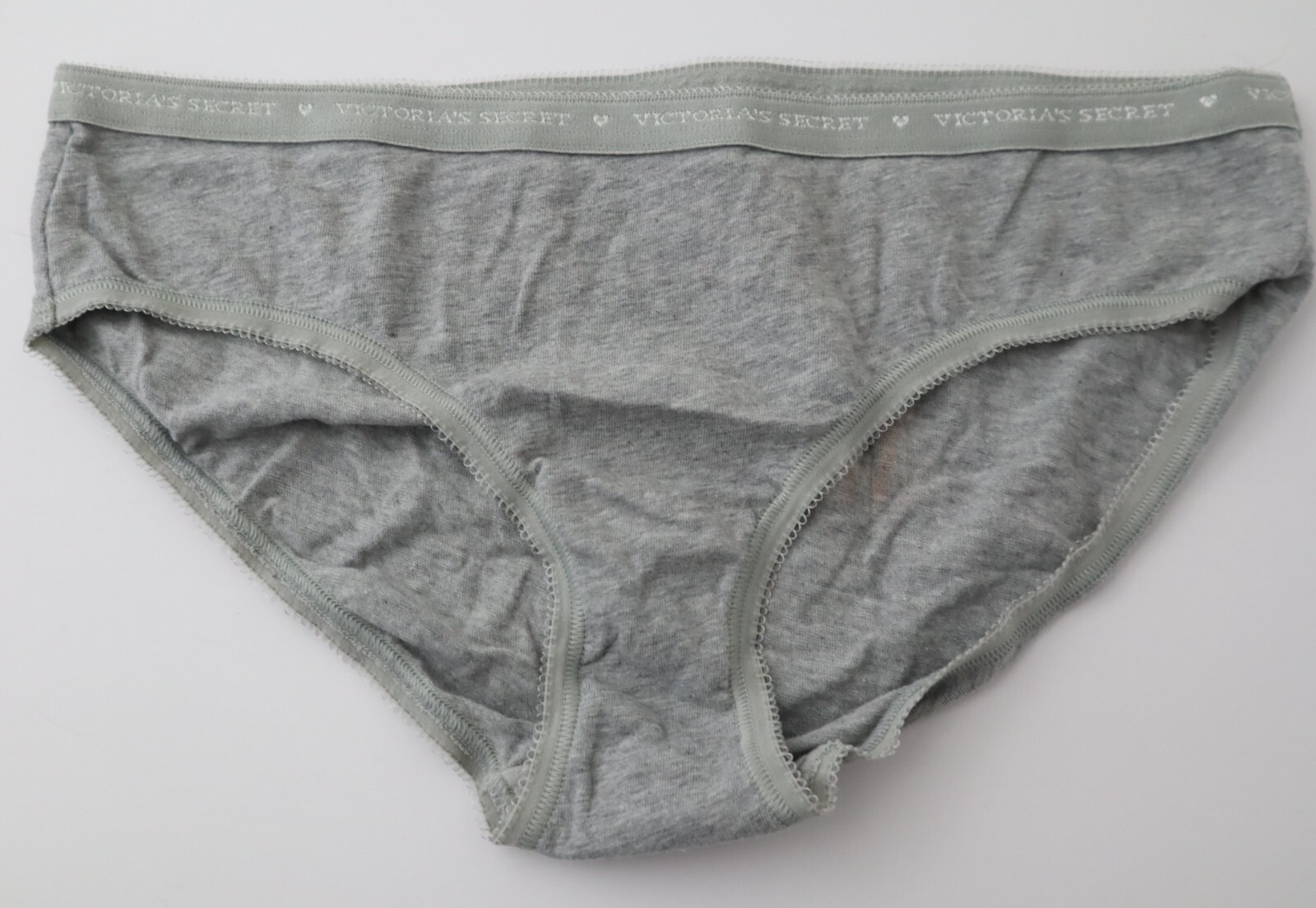 3 VTG 2014 Victoria’s Secret Thin Signature 95% cotton Bikini Panties Lot MEDIUM