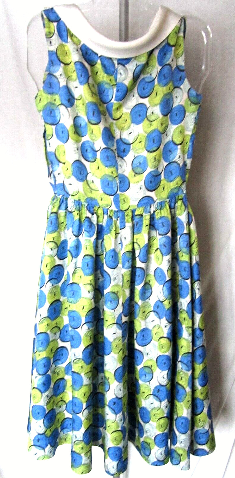 Vintage 40s Dress Costume Junior Fashion by Carole King Swing Skirt Boat Collar