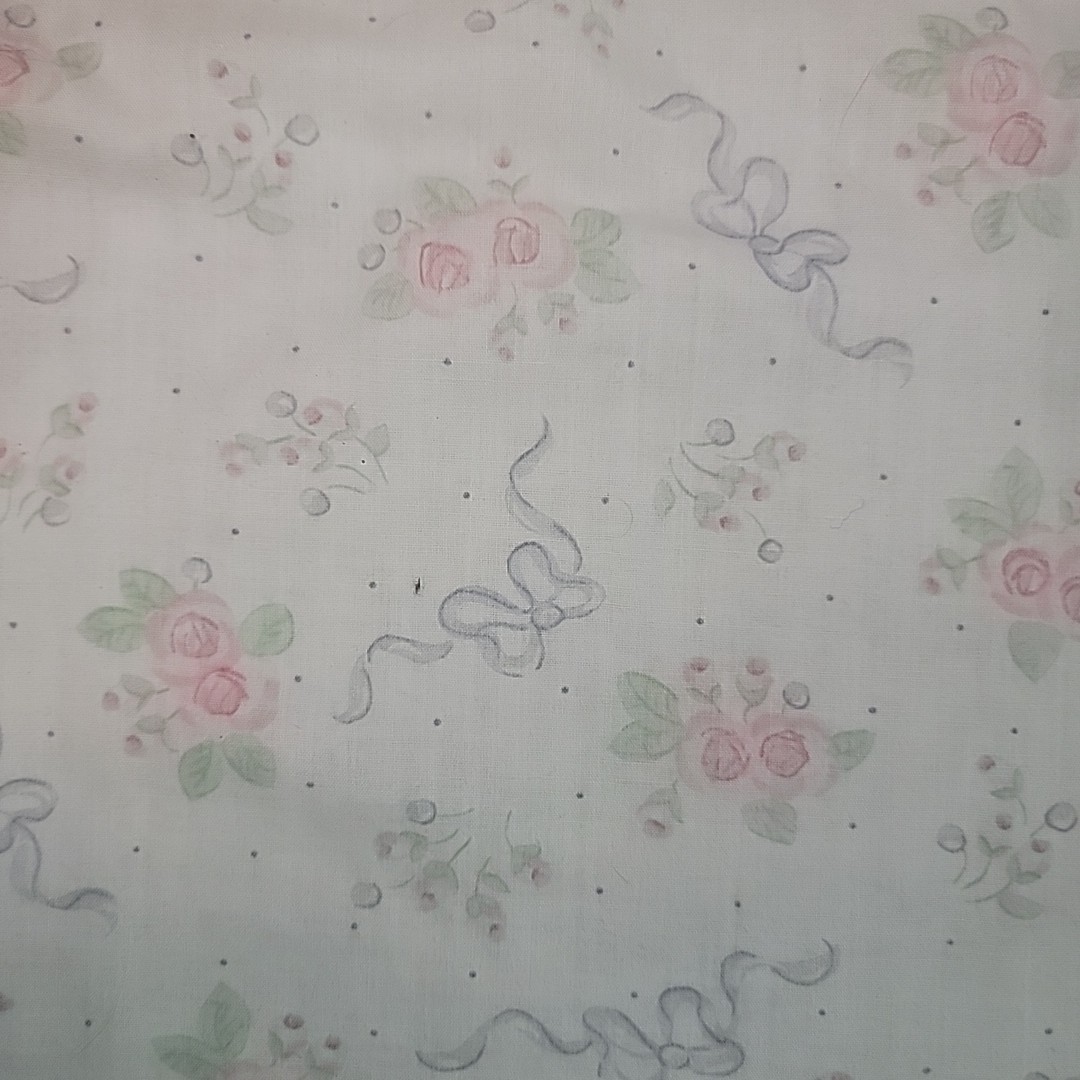 Vintage Heiress Embroidered Lace Floral Bow Babydoll Nightgown Cottagecore SZ-S