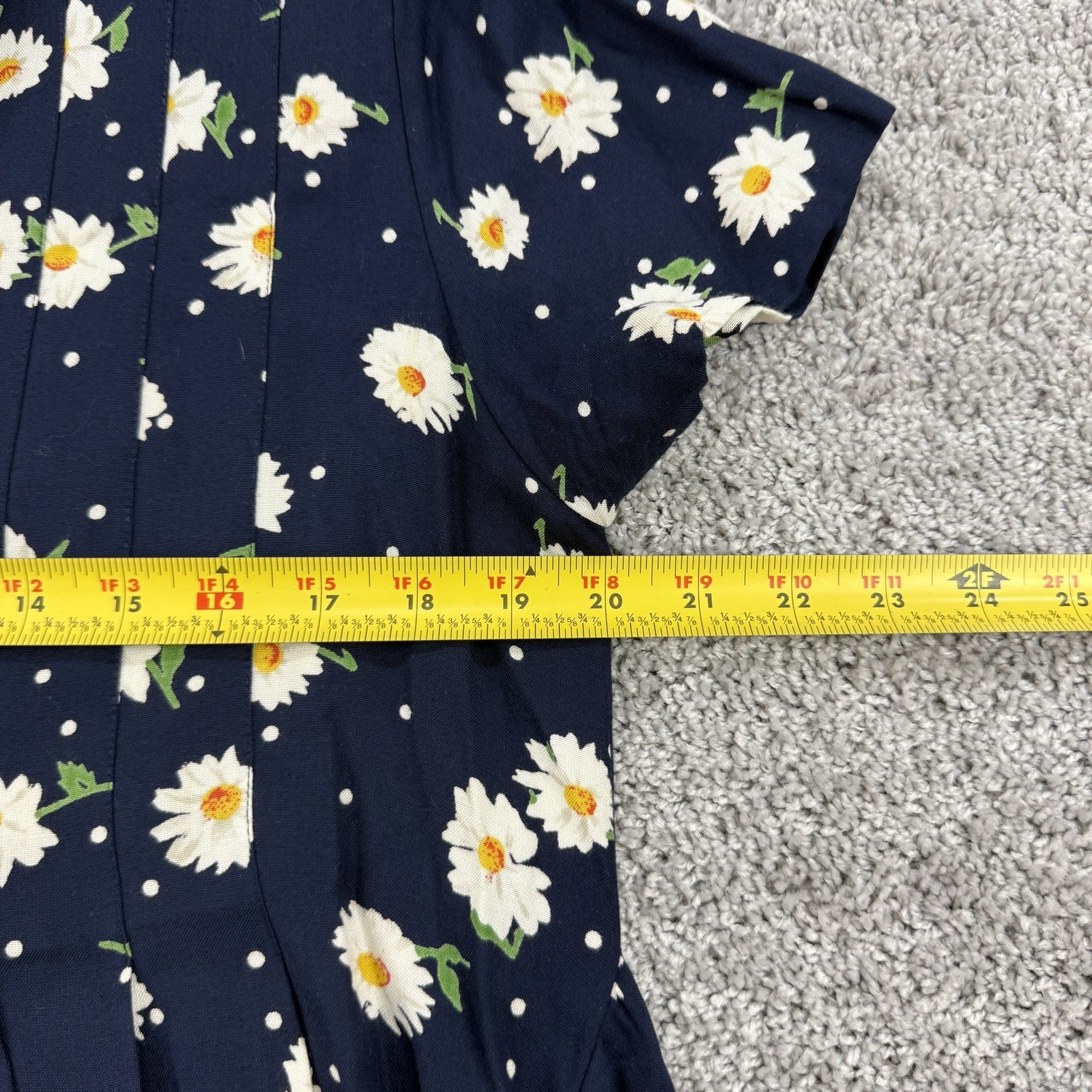 VTG Sarah Elizabeth Dress Women’s 10 Sunflower Cottagecore Prairie Peasant Beads