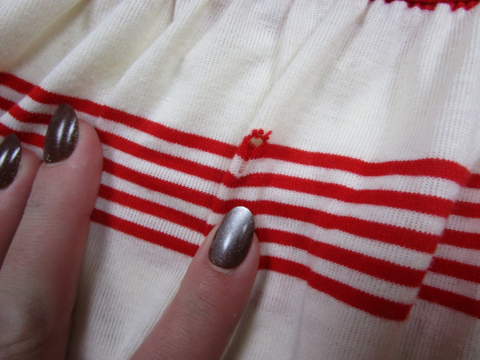 Vintage 80s Hang Ten Mini Skater Dress (M) Surf Beach Preppy Stripe Sundress