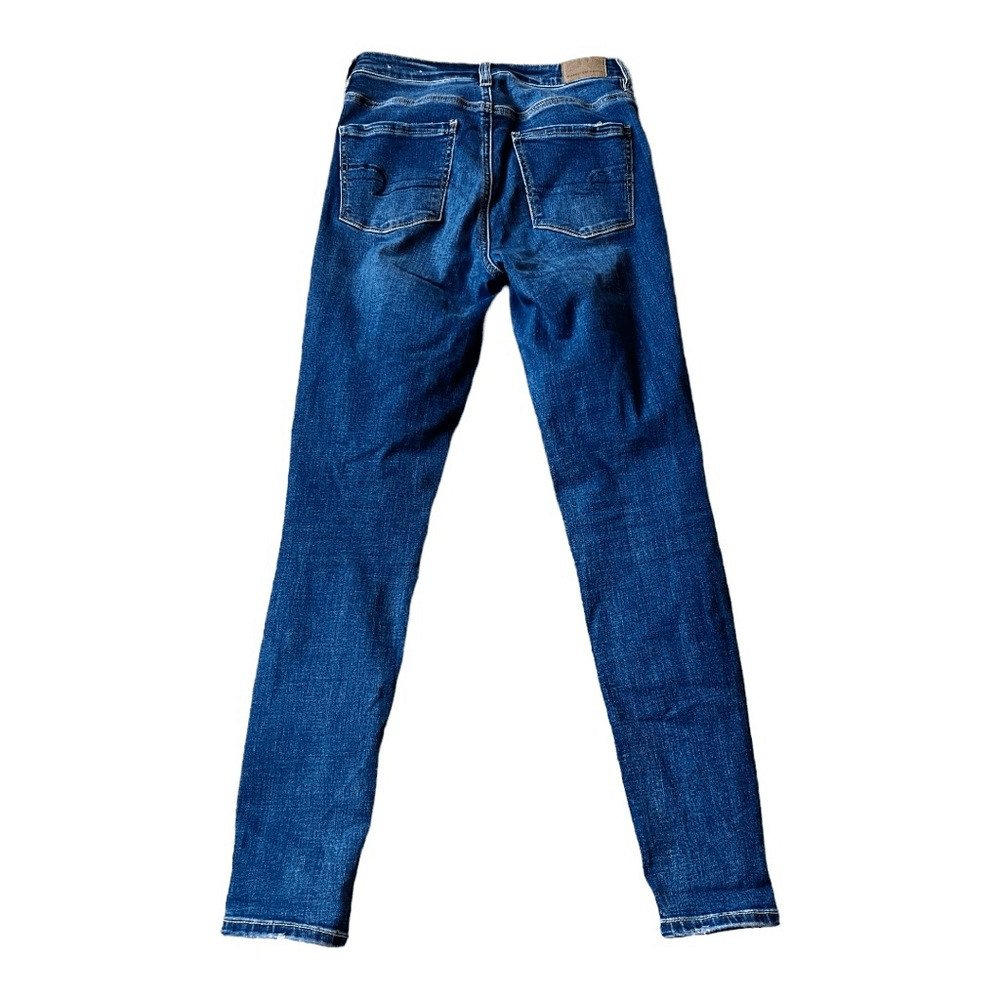 American Eagle Super Stretch Ripped Super Hi-Rise Jegging Jeans Size 2