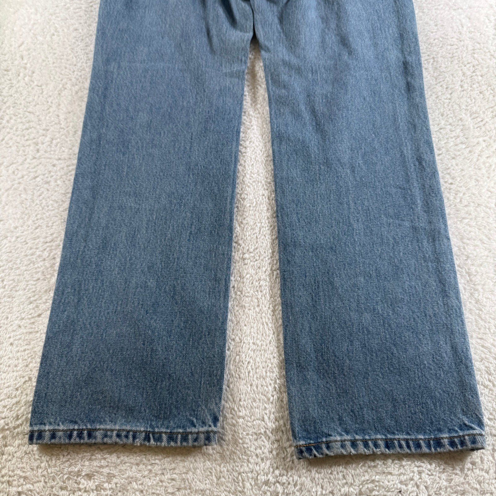 Vtg Levis 505 Jeans Women 10 MIS M Tag 31×33 Fit Blue Light Wash Denim Straight